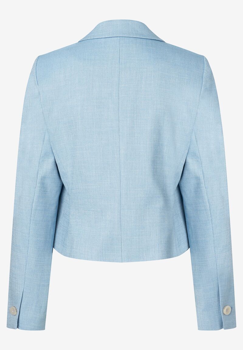 kurzer Blazer aus Viskose-Mix