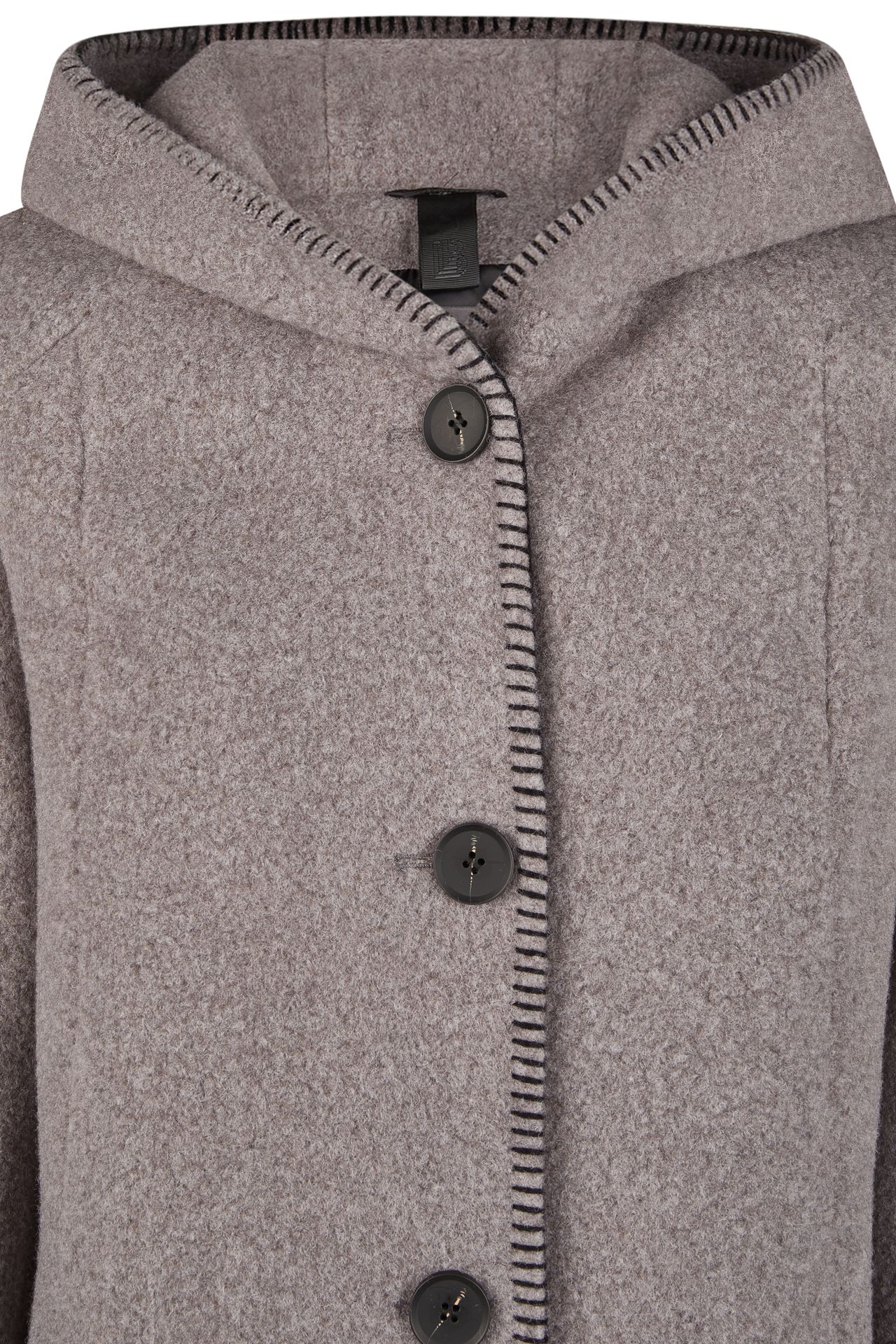 modischer Dufflecoat mit Kapuze