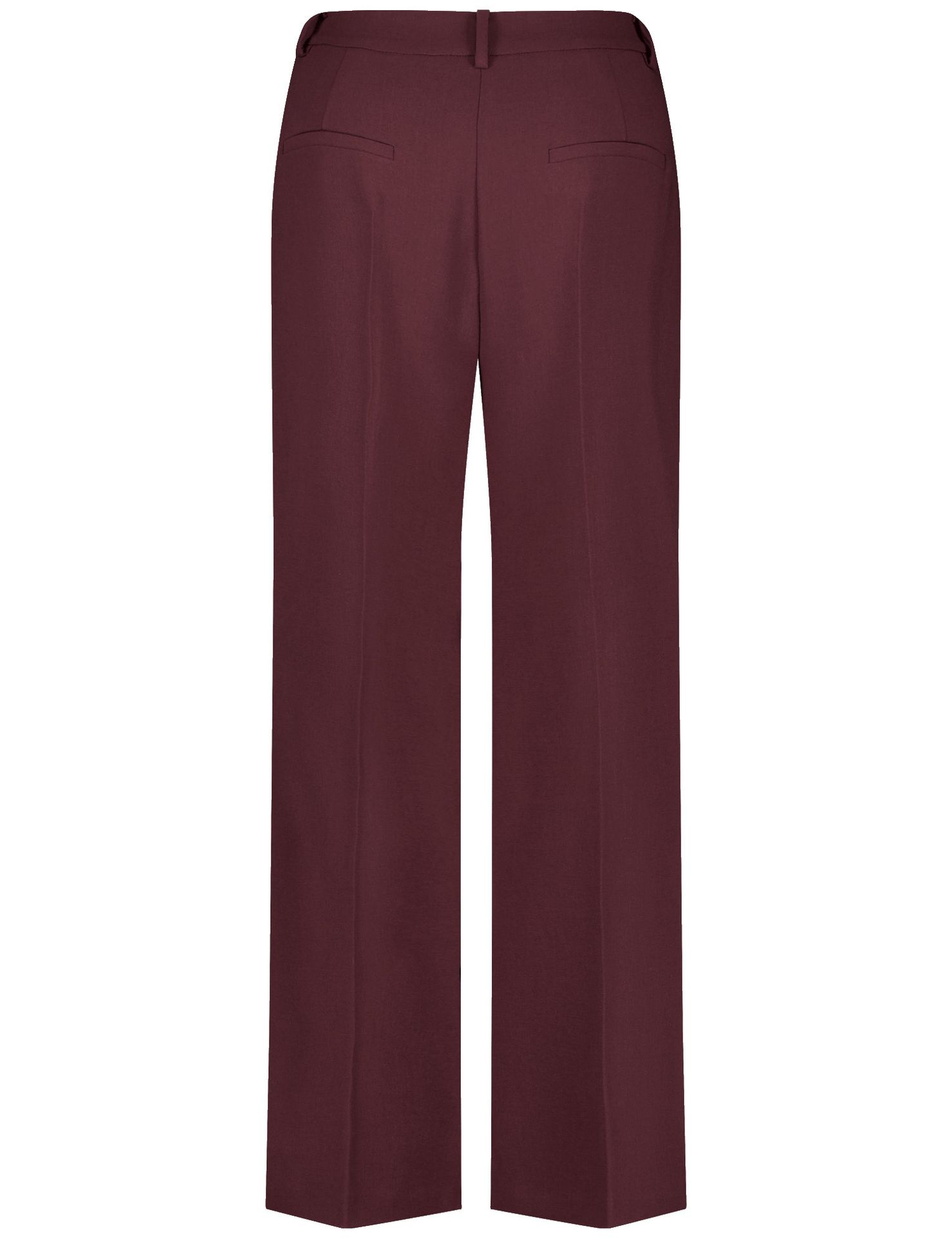 feine Tuch-Hose aus Viskose-Mix mit geradem Bein