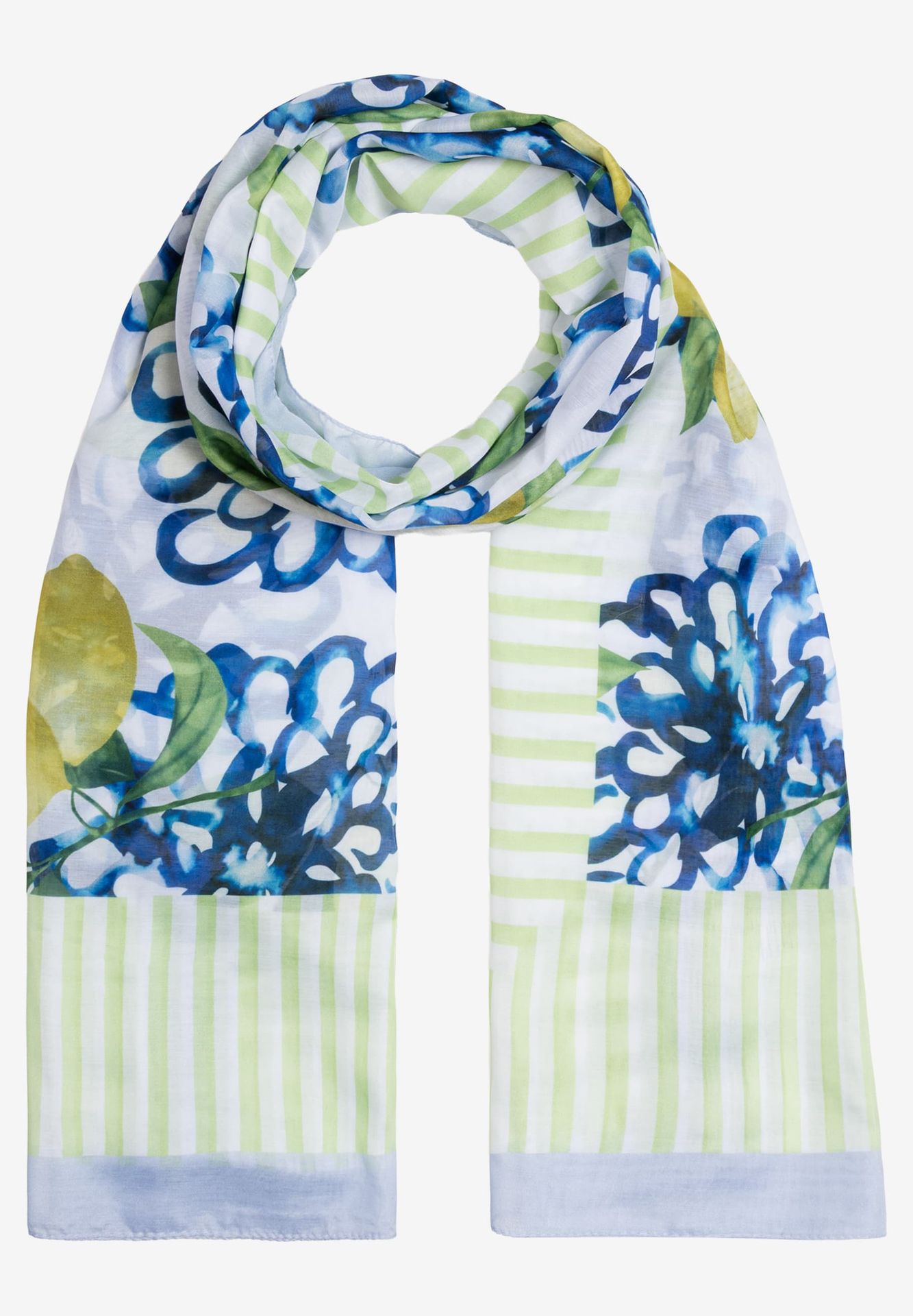 Schal mit "Zitronen-Print"