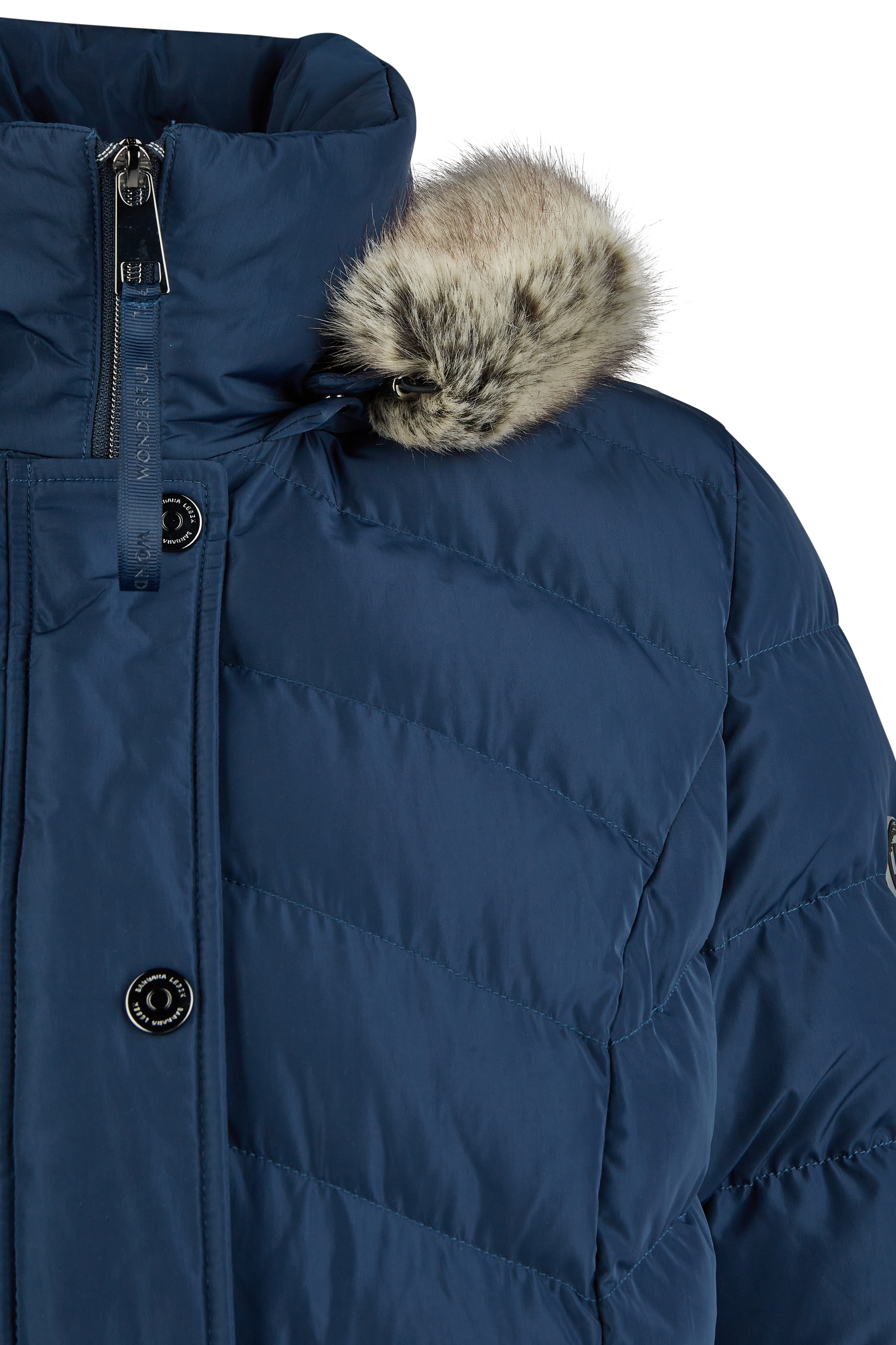 lange Stepp-Jacke "Thermore" mit Kapuze ohne Webpelz