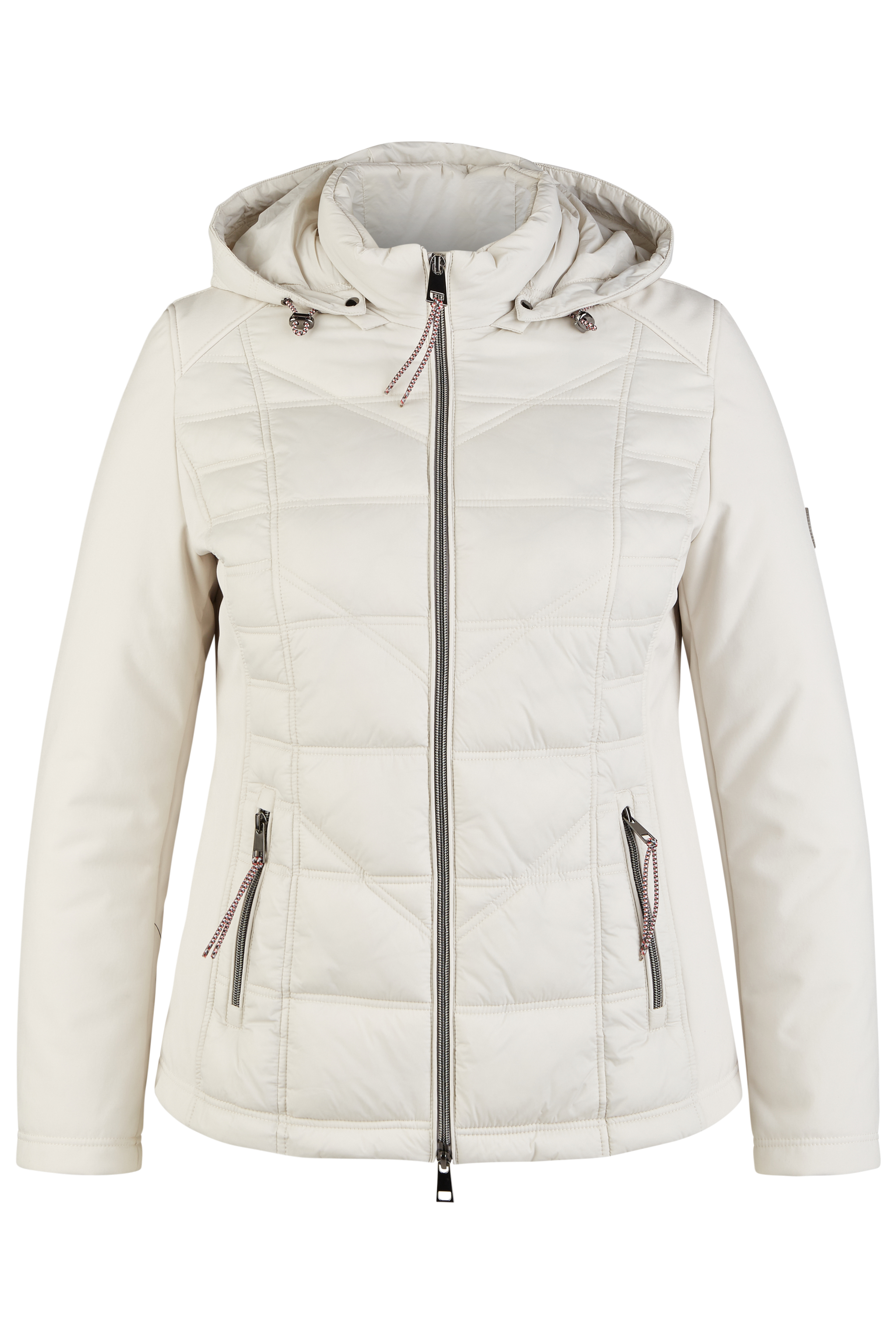 kurze Stepp-Jacke mit Kapuze