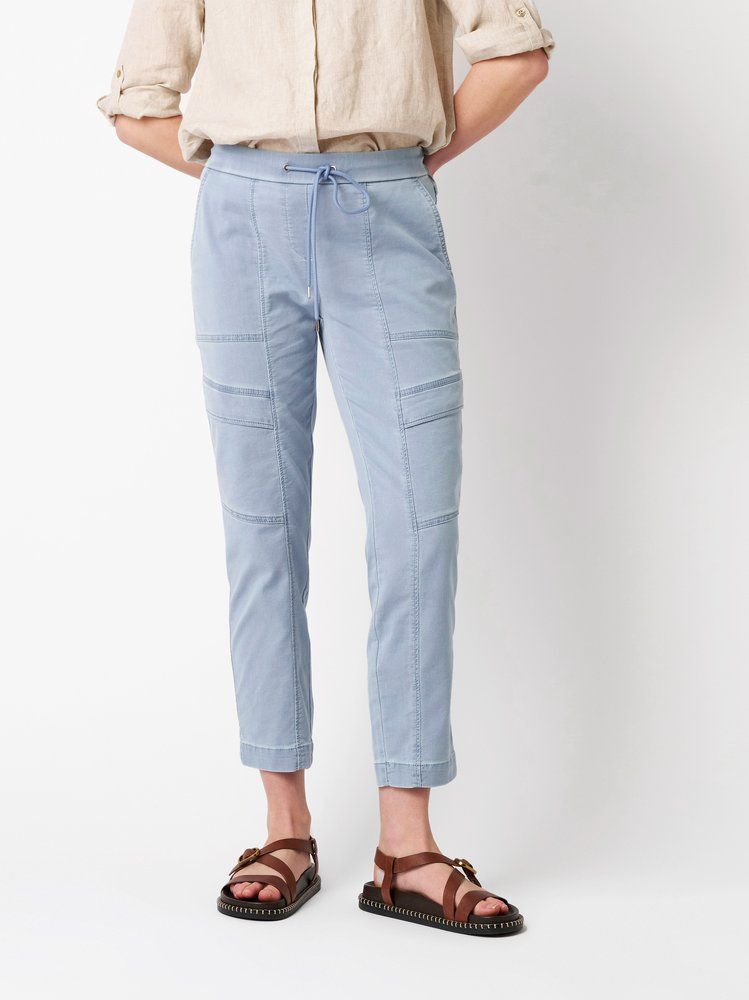 modische Jogpants "Sue Cargo 7/8" aus leichtem BW-Sommer-Denim