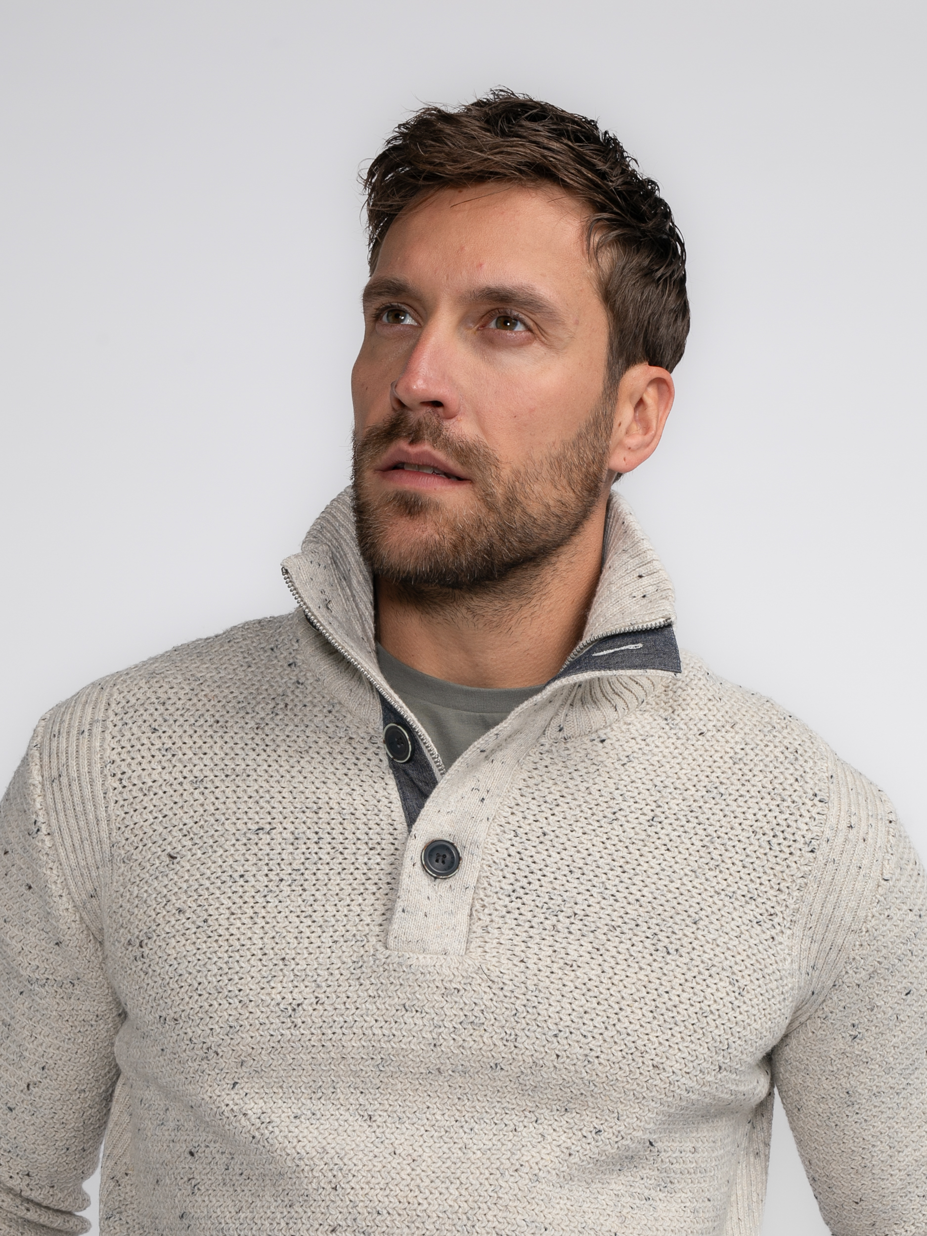 Men Knitwear Collar