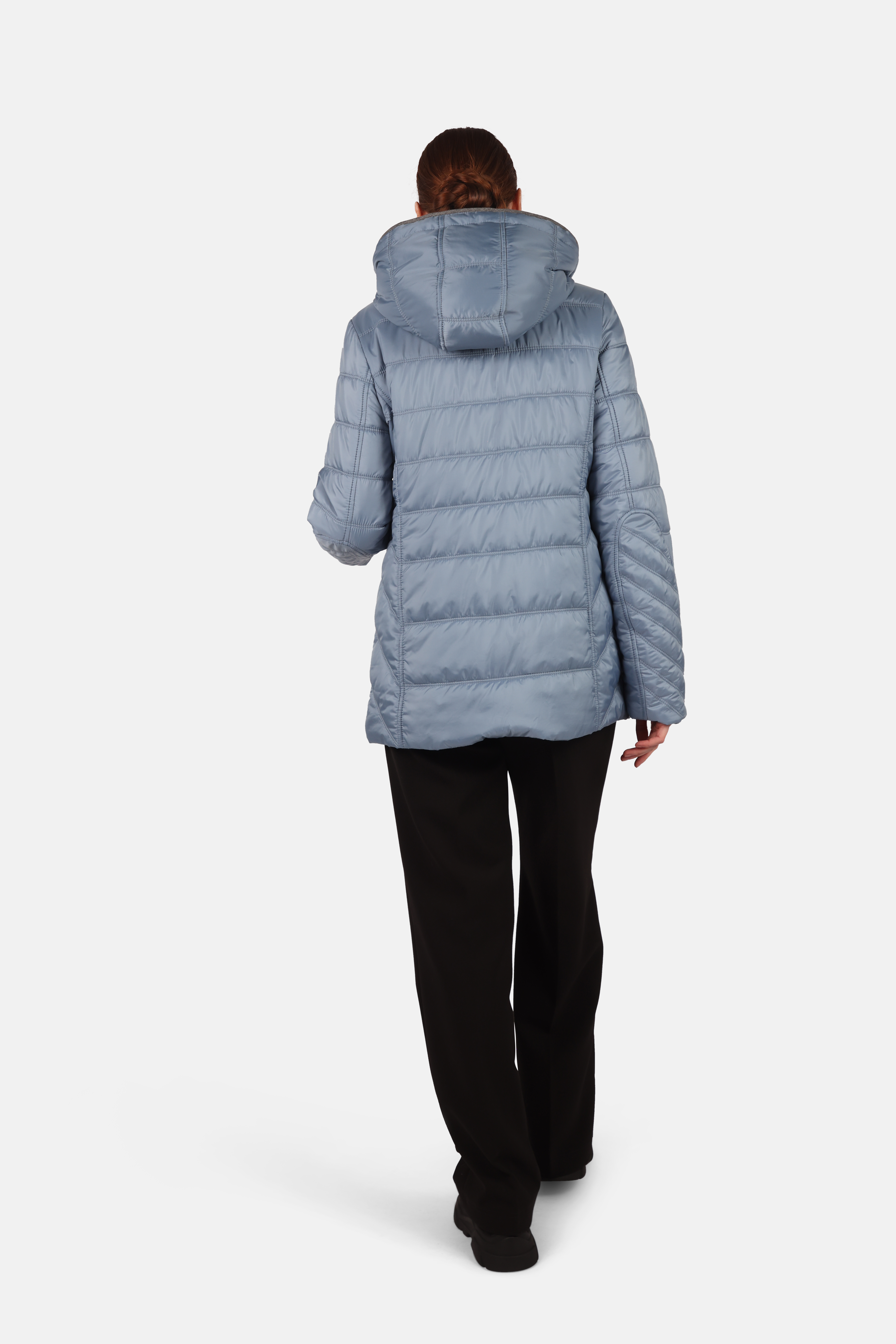 warme Steppjacke mit Weather Protection und abnehmbarer Kapuze
