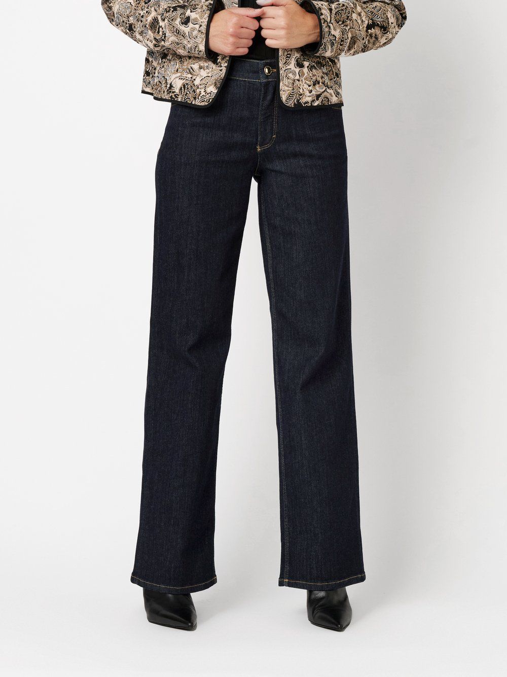 Regular-Fit Jeans "Liv Wide" mit weitem Bein