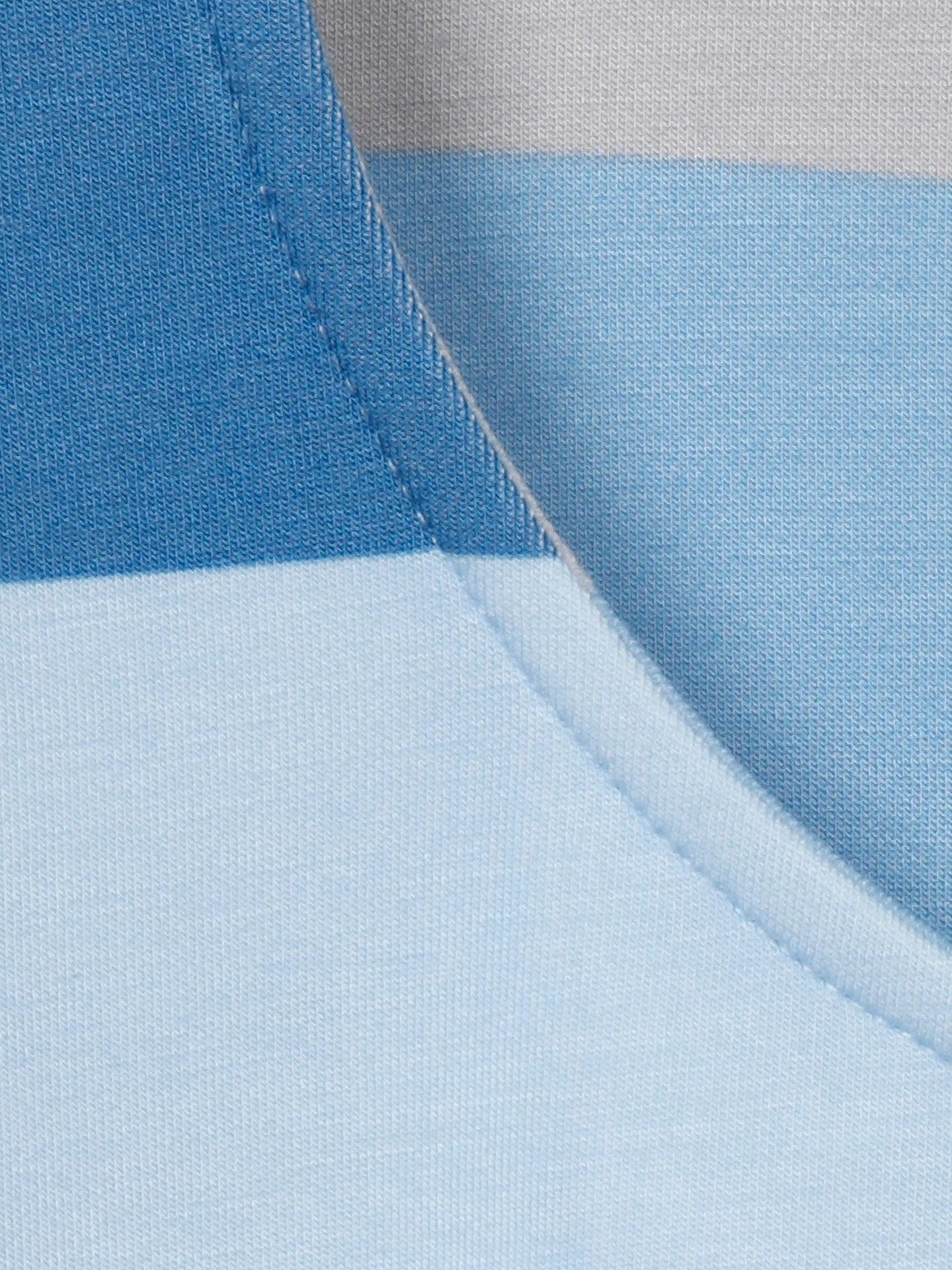 3/4 Arm-Sweatshirt im Blockringel aus Viskose-Mix