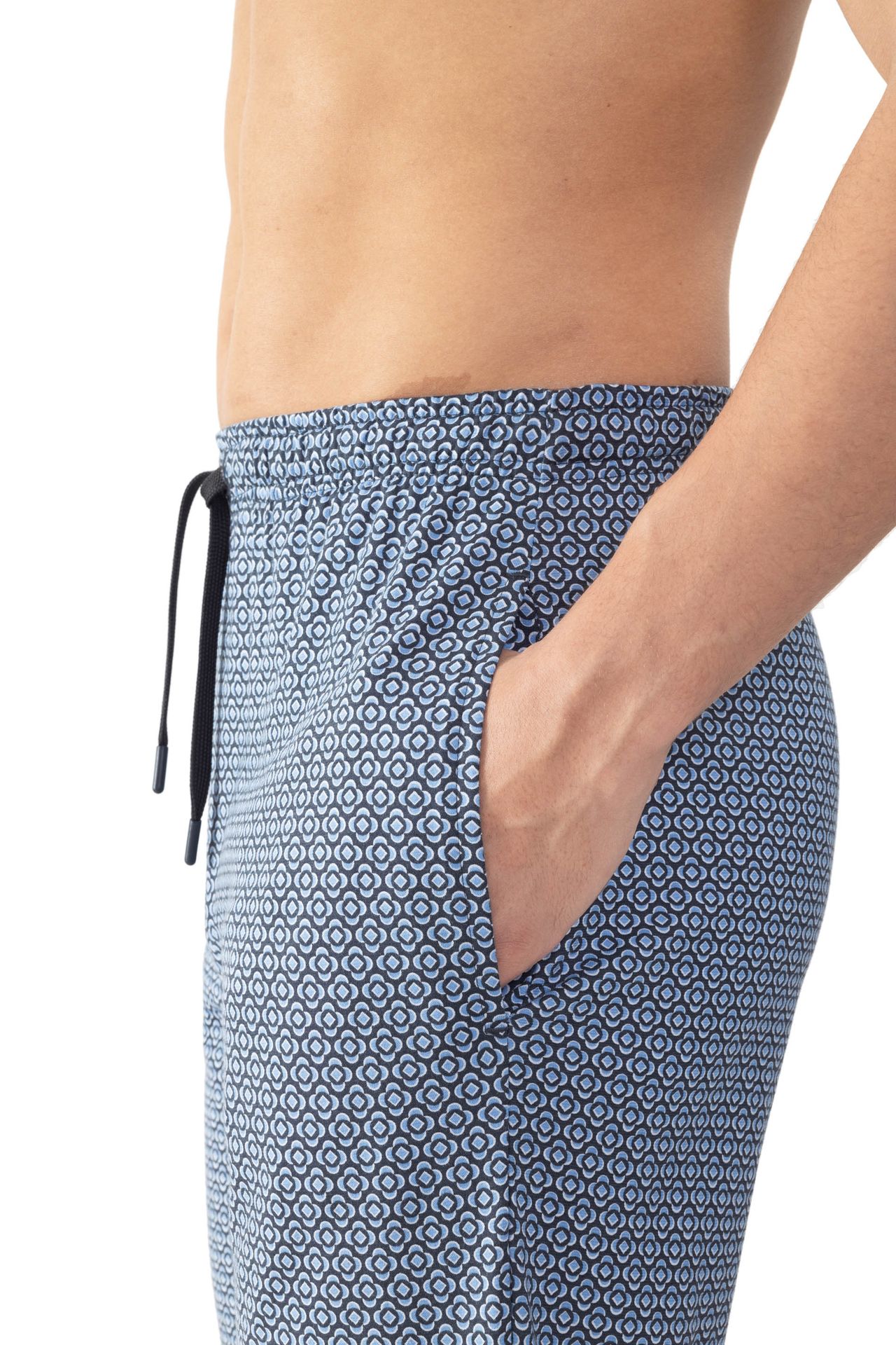 gemusterte Schlafanzugs-Hose lang