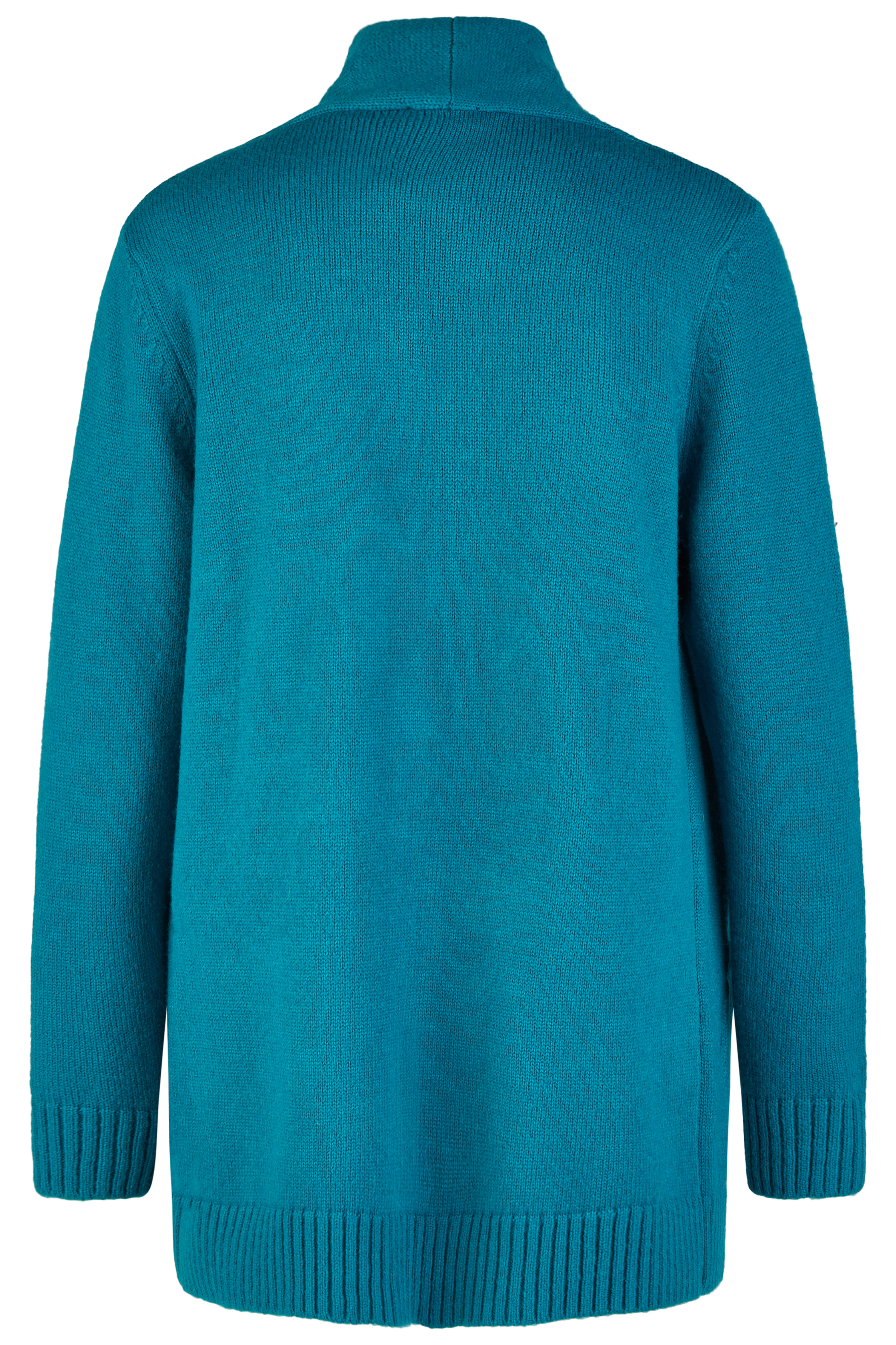 offener flauschig-weicher Strick-Cardigan mit Wollanteil