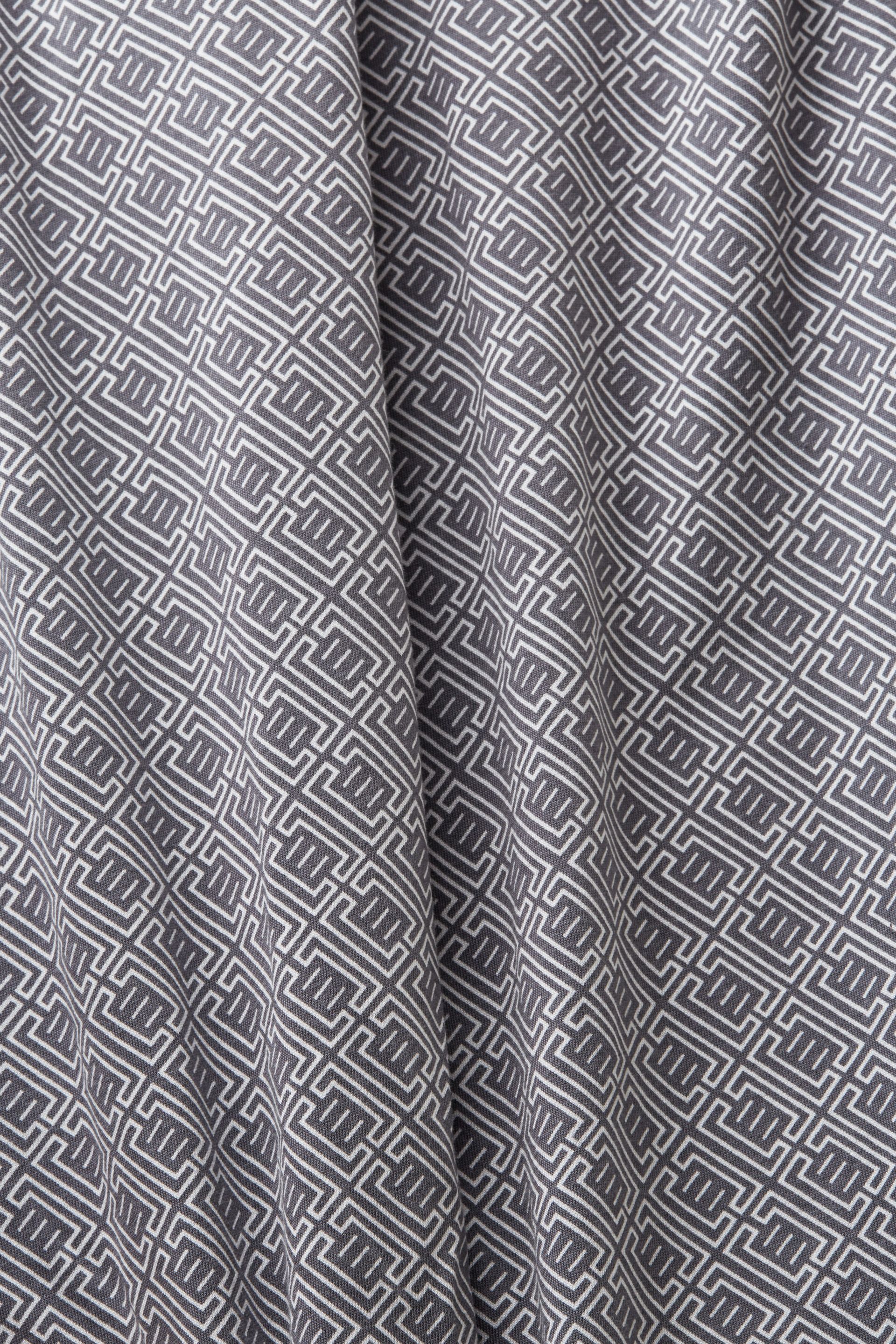 Damen Lounge-Hose mit Minimal-Print aus Bio-Baumwoll-Modal-Jersey mit Bündchen