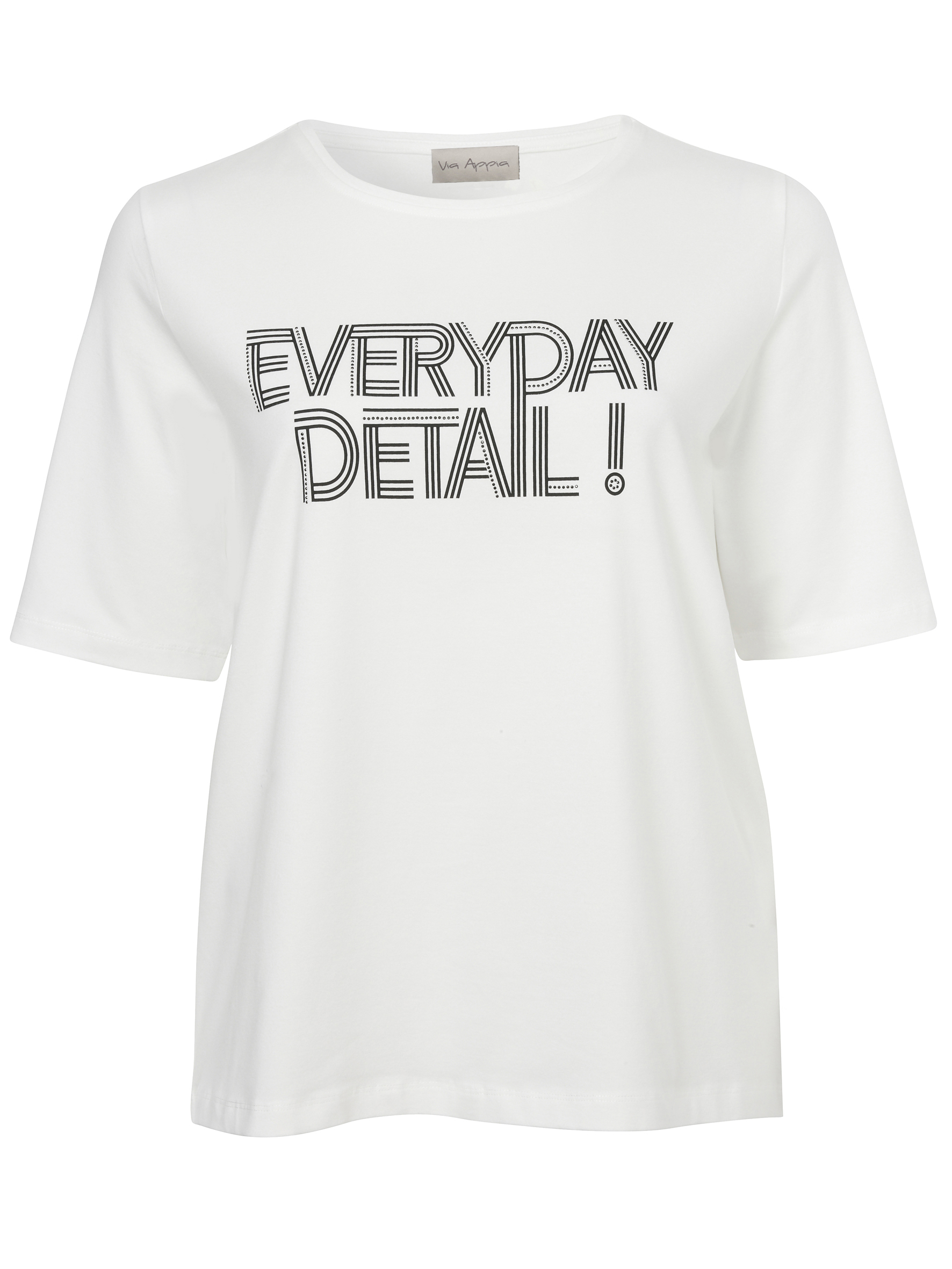 T-Shirt mit Front-Motiv aus Baumwoll-Mix