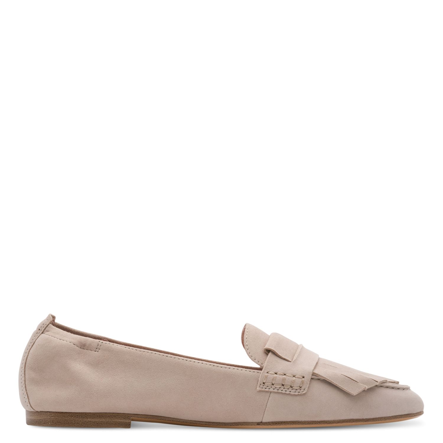 Da.-Slipper im Loafer-Look aus echtem Leder