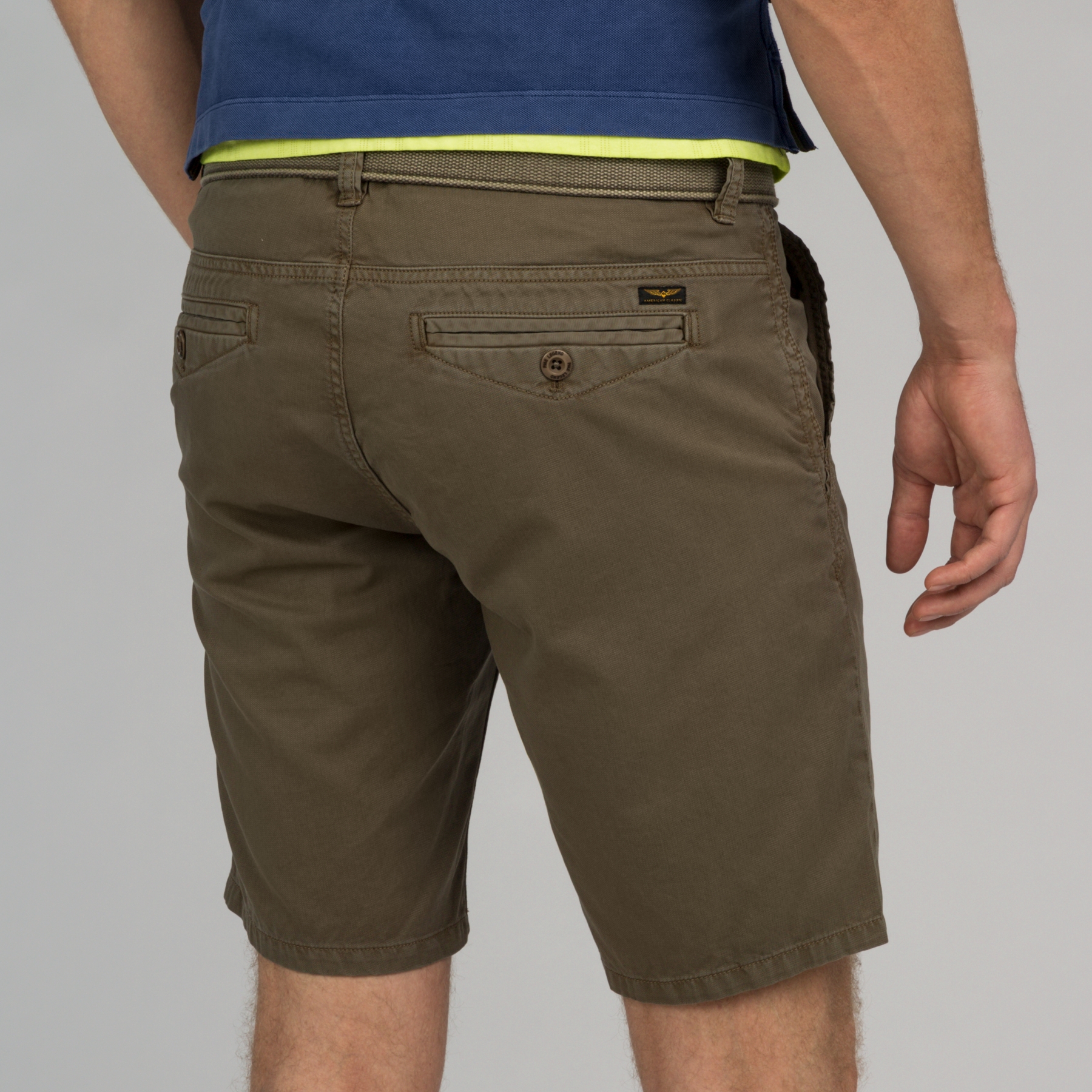 Cotton Linen Dobby Chino Short