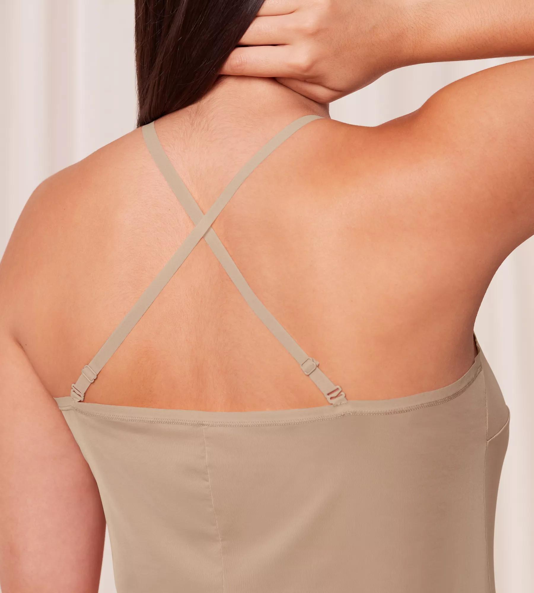 Negligee "Body Make-Up T Dress 02" aus fließendem Material mit Spaghettiträger