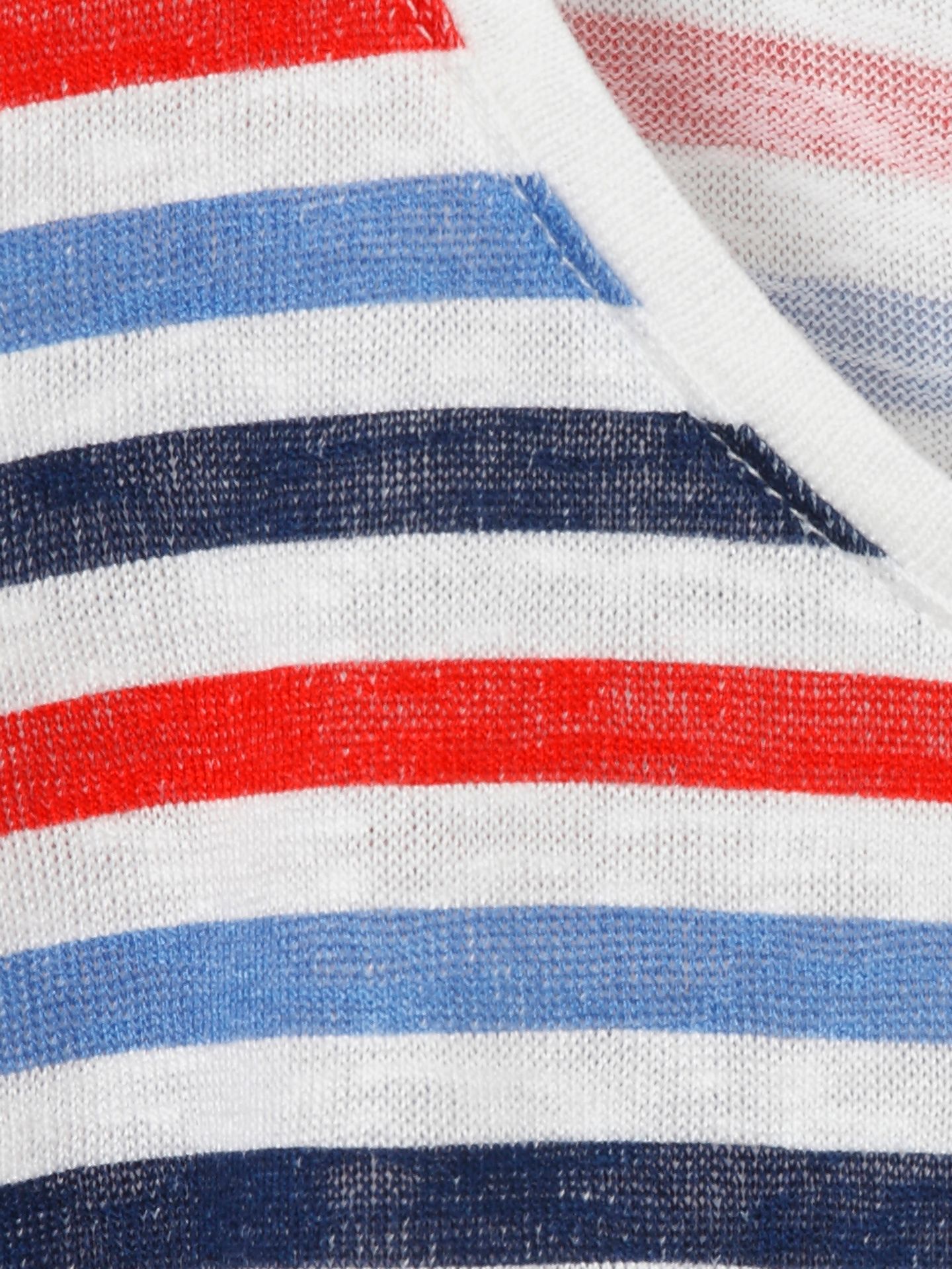 Ringel-T-Shirt aus Viskose-Mix