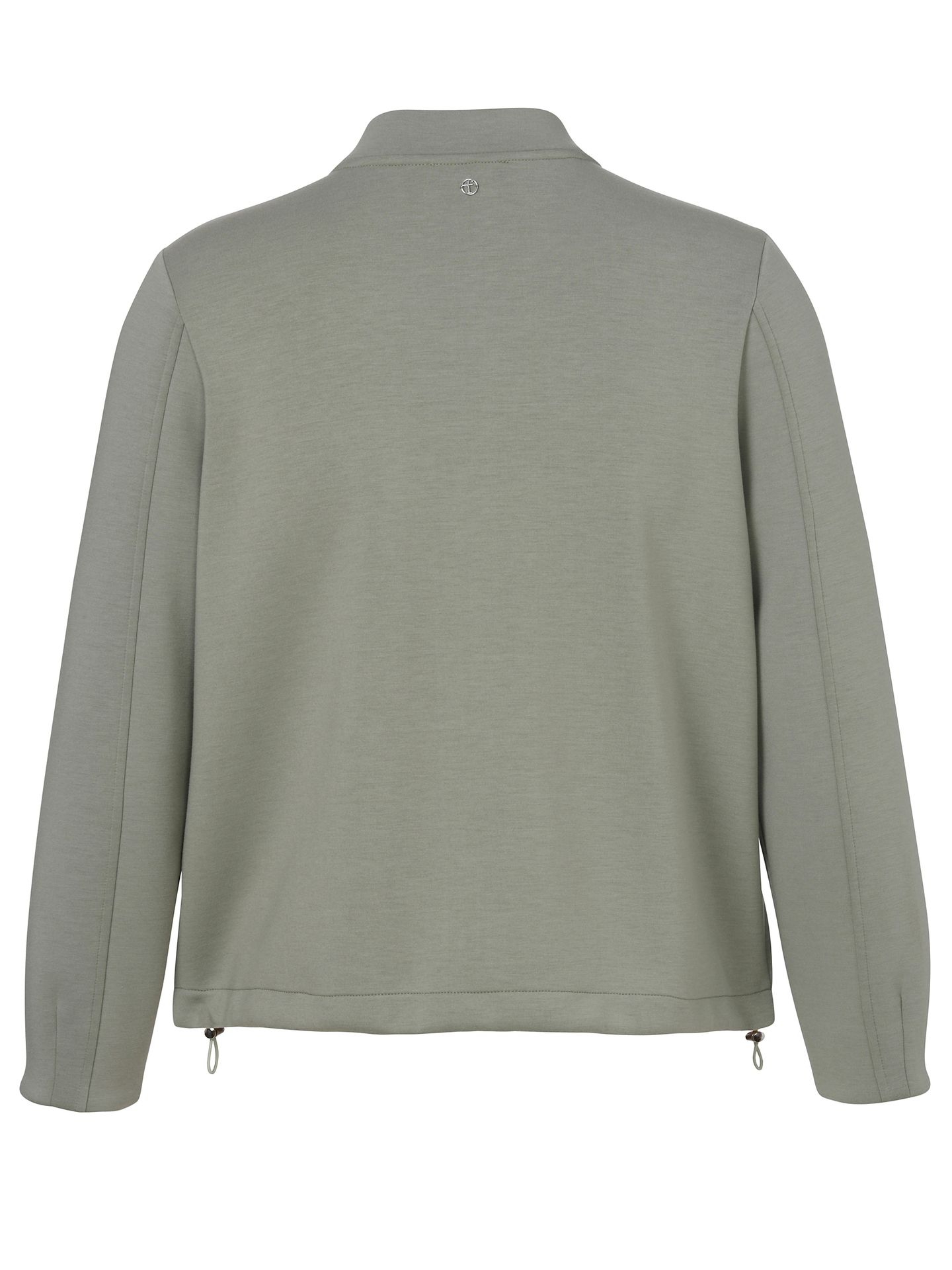 Sweat-Jacke mit Zipper und Viskose-Anteil