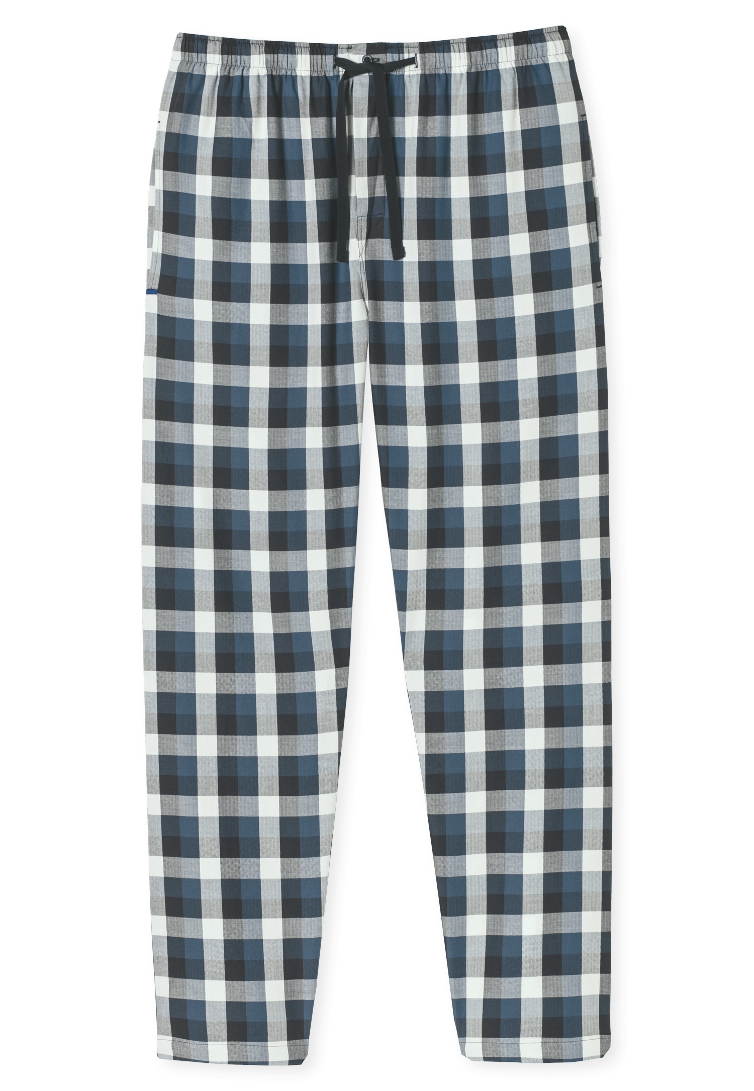 Herren Nightwear-Hose lang aus gewebtem Karo