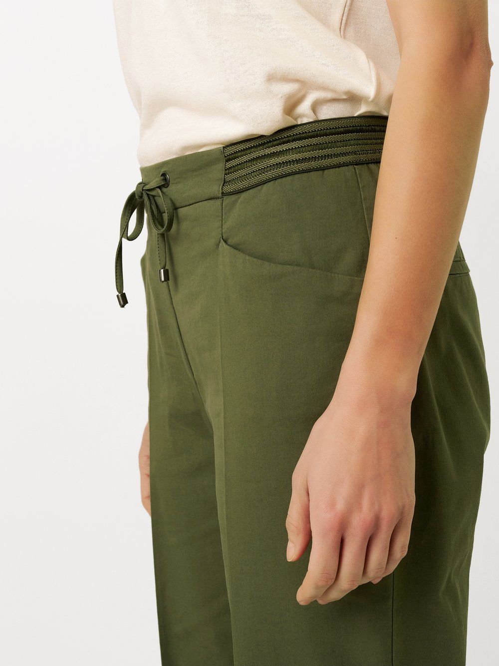 sommerliche  BAumwoll-Hose mit weitem Bein "Sue Wide 7/8"
