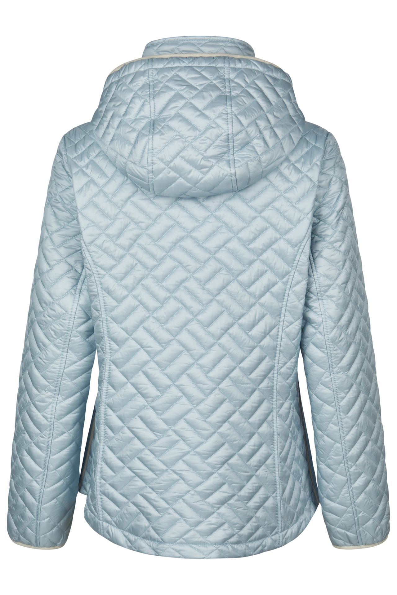 Sandwich-Steppjacke mit Kapuze
