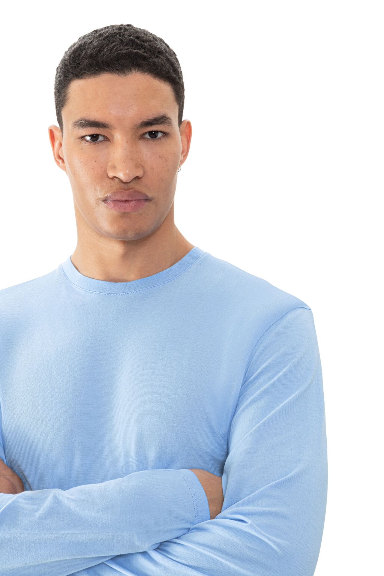 uni Night-Shirt mit langem Arm