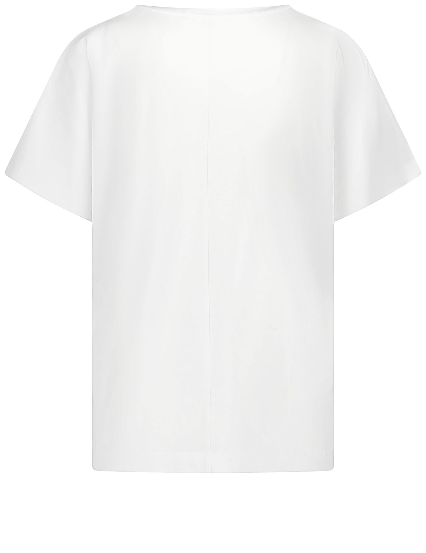 T-Shirt mit metallischem Frontprint