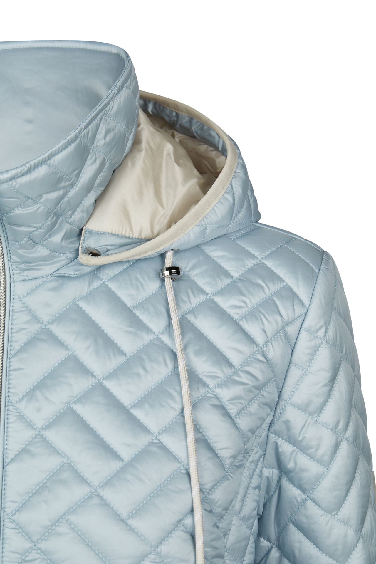 Sandwich-Steppjacke mit Kapuze