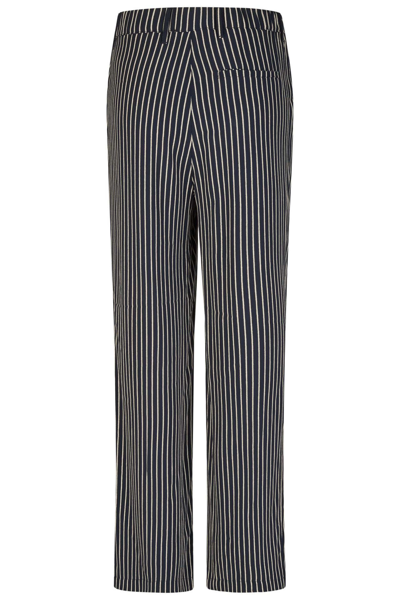 elegante Schlupf-Hose mit Nadelstreifen aus Viskose
