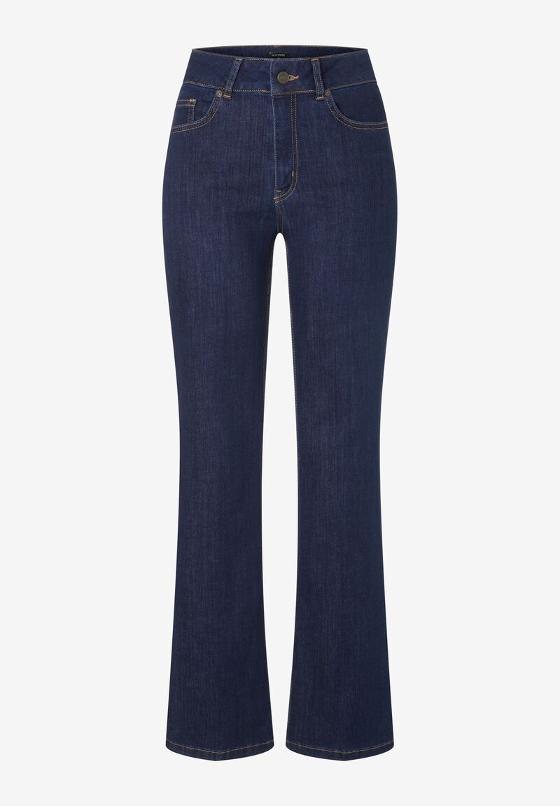 weite Marlene Jeans in cleaner Optik