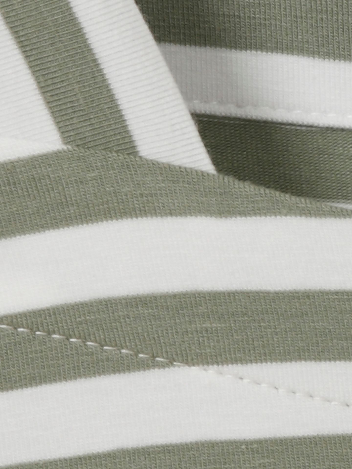 3/4 Arm-Shirt mit Karree-Ausschnitt und Allover-Ringel aus Baumwoll-Modal-Jersey