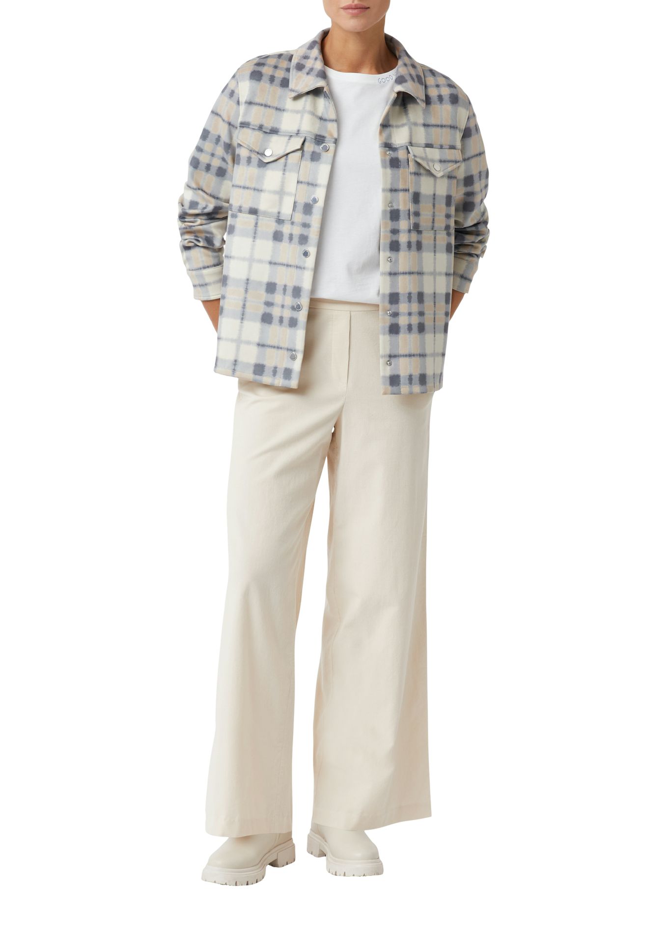 Feincord-Hose im Marlene-Stil