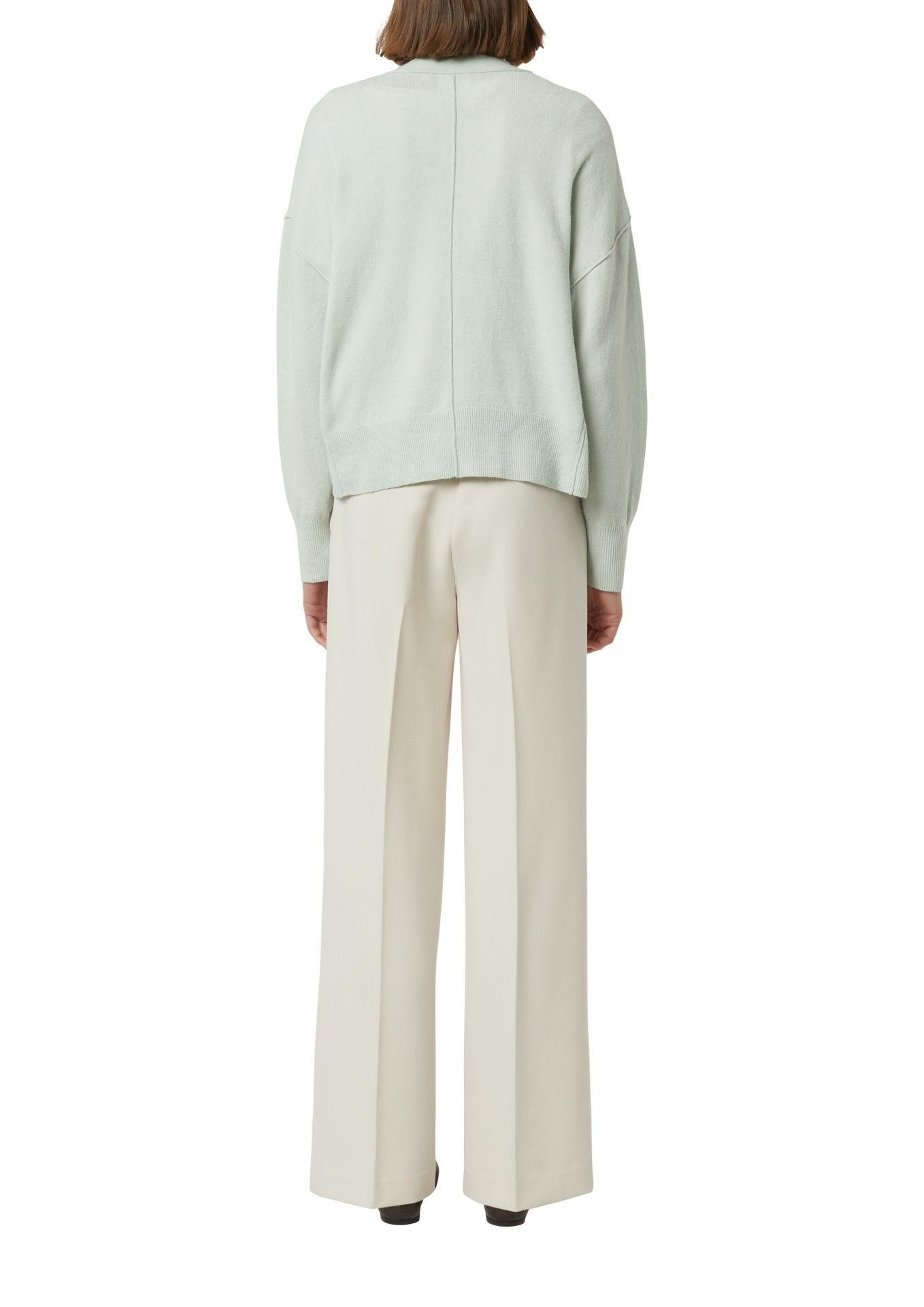 flauschiger Strick-Cardigan mit luxuriösem Cashmere Touch aus Baumwoll-Mix