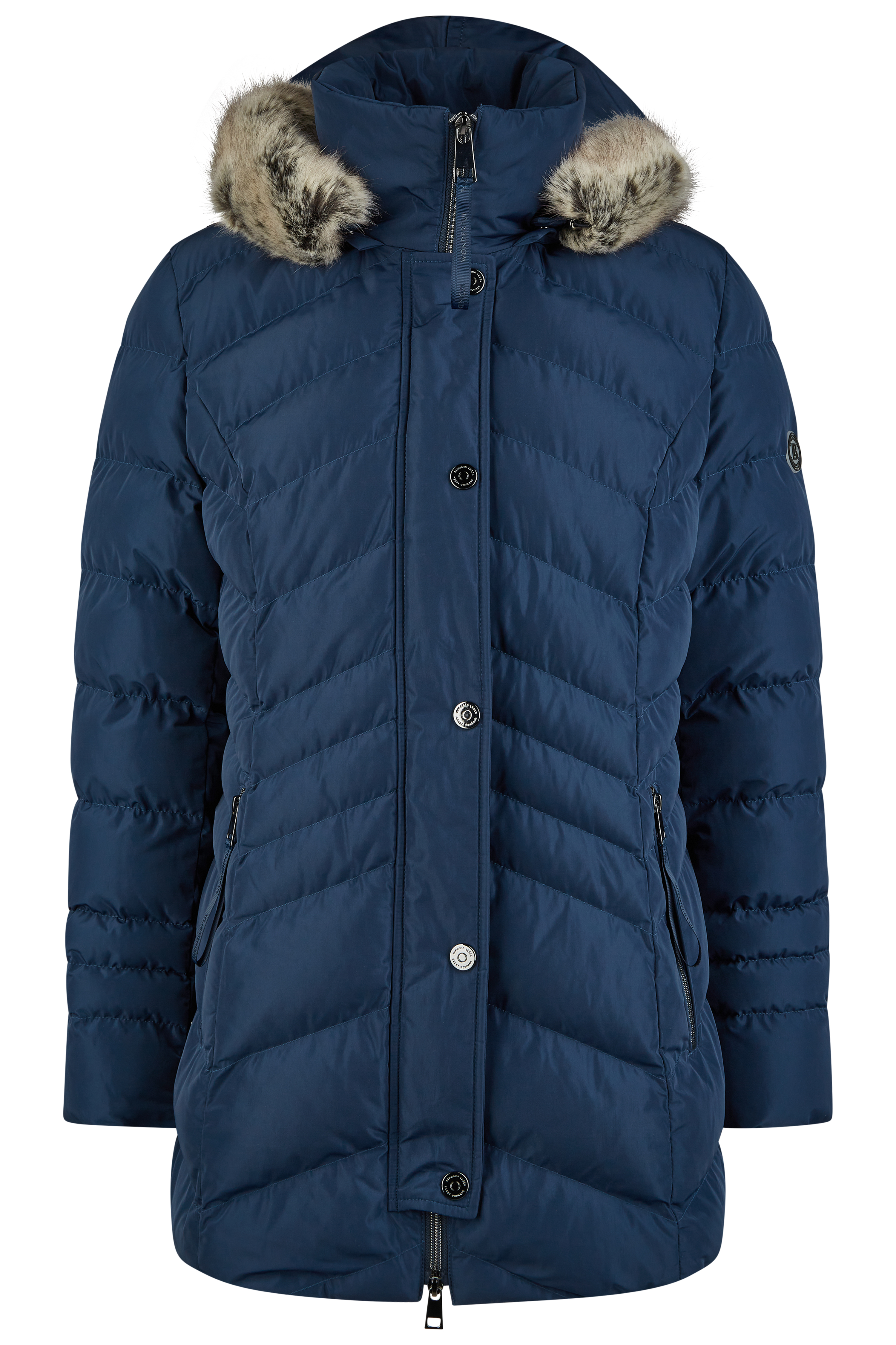 lange Stepp-Jacke "Thermore" mit Kapuze ohne Webpelz