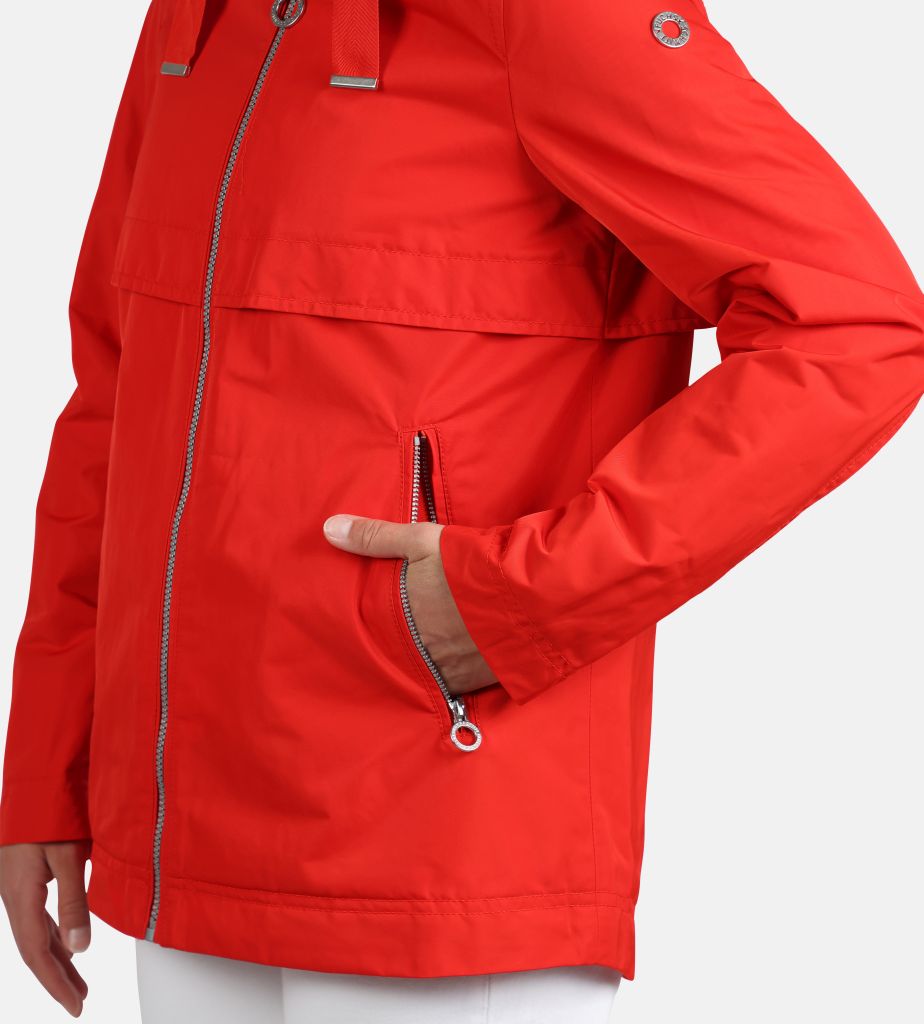 ungesteppte Sommer-Jacke mit "Weather Protection" und Kapuze