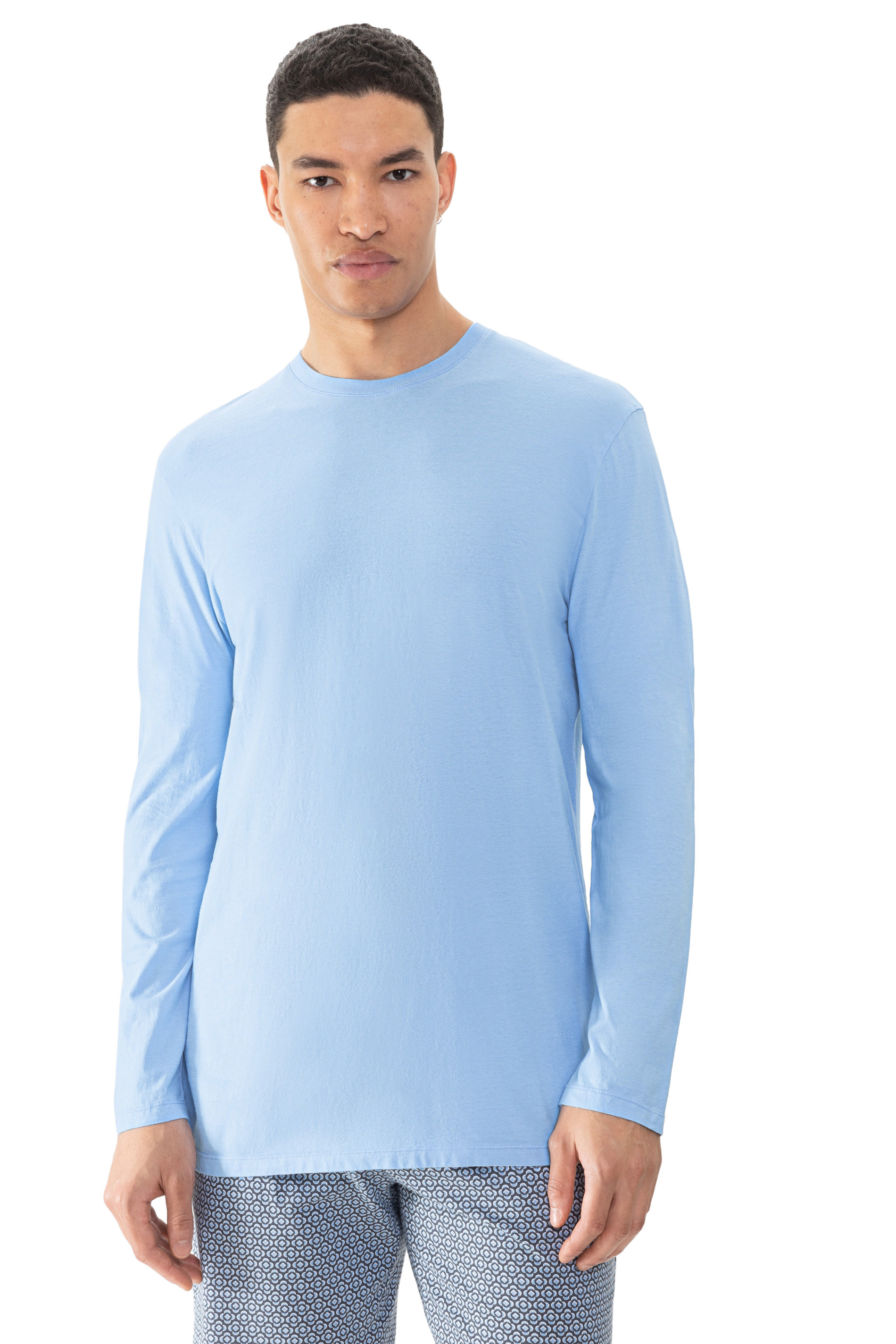 uni Night-Shirt mit langem Arm