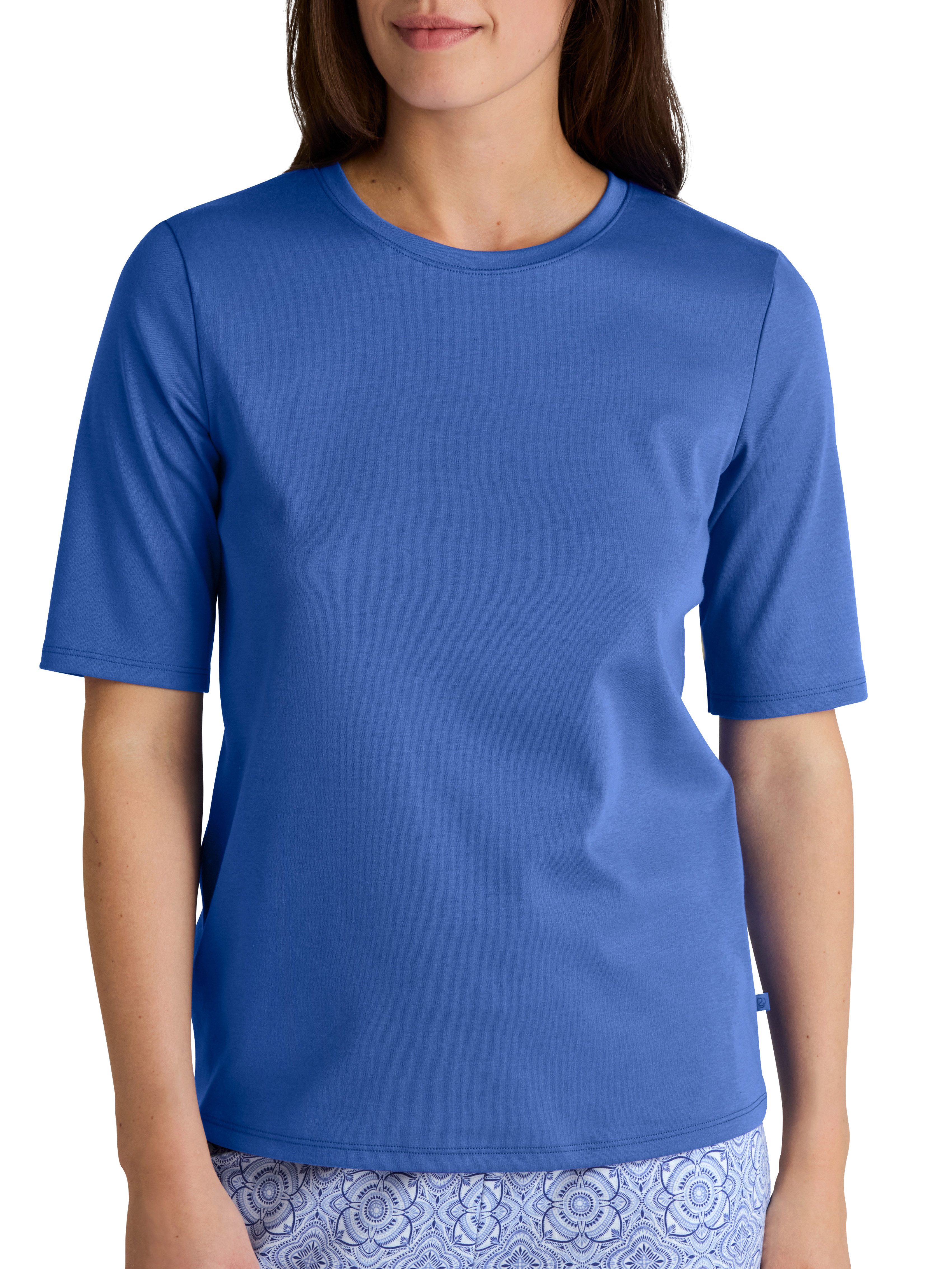 uni Damen-Night-T-Shirt aus reinem Baumwoll-Jersey