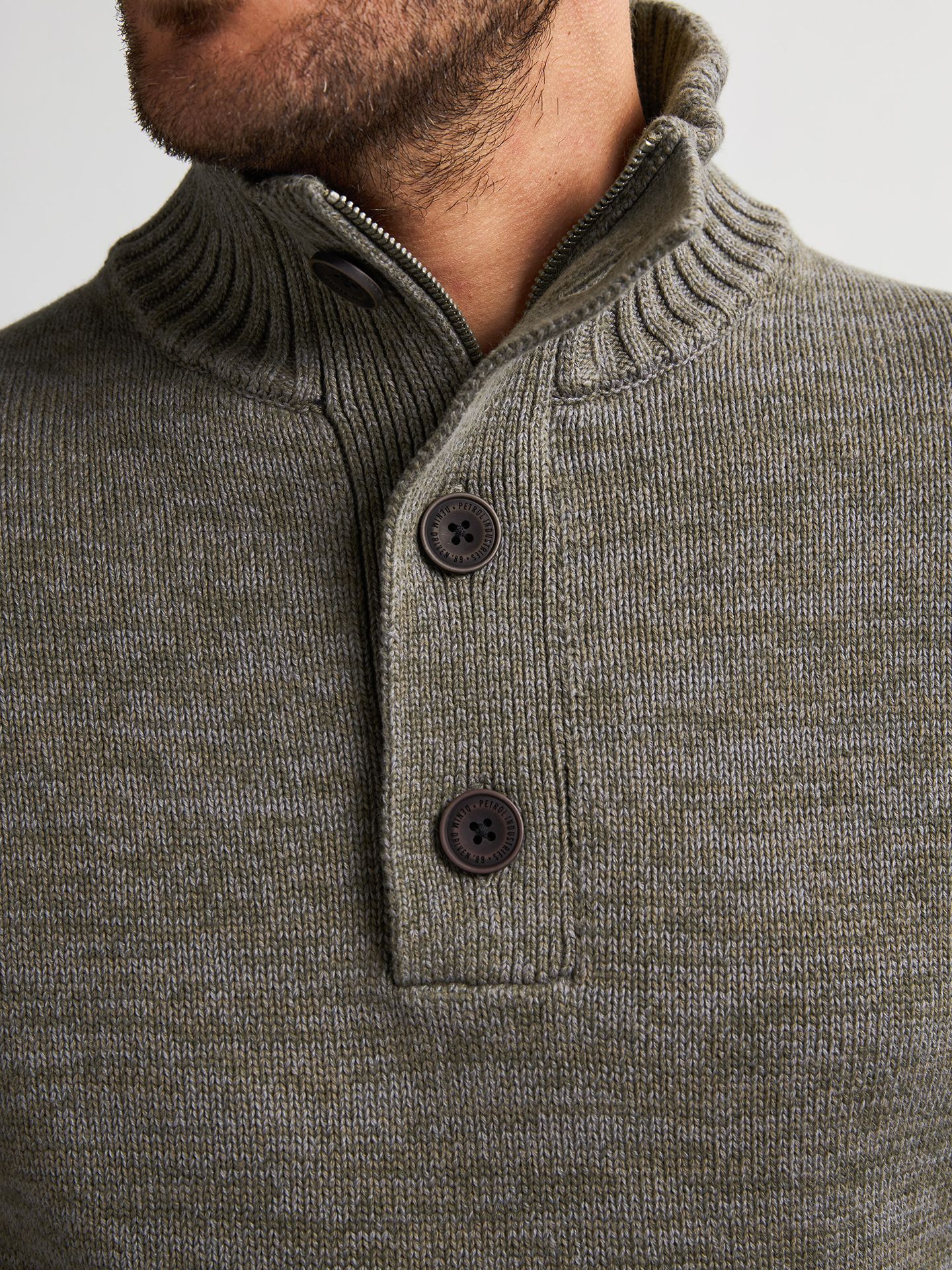 Men Knitwear Collar