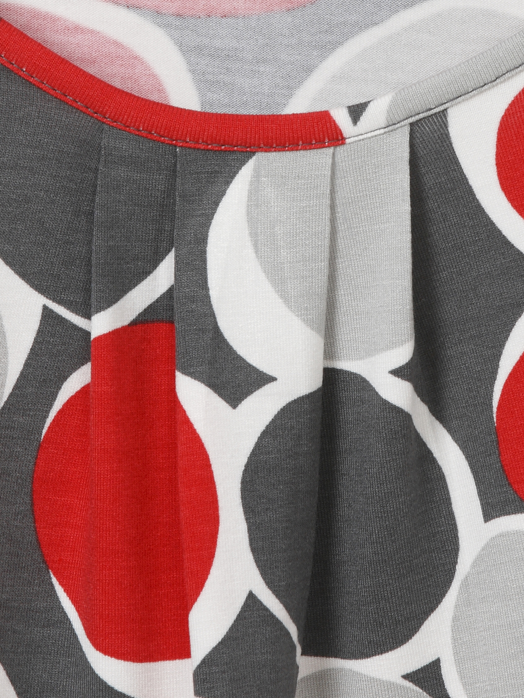 Viskose-Shirt mit Allover-Bubble-Print