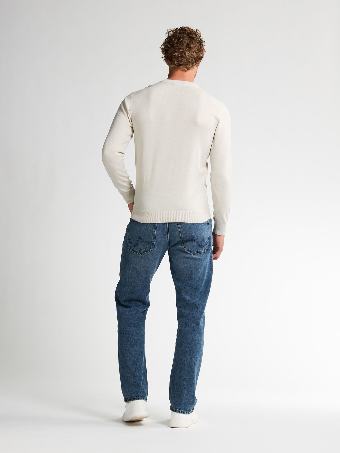 Men Knitwear V-Neck Basic