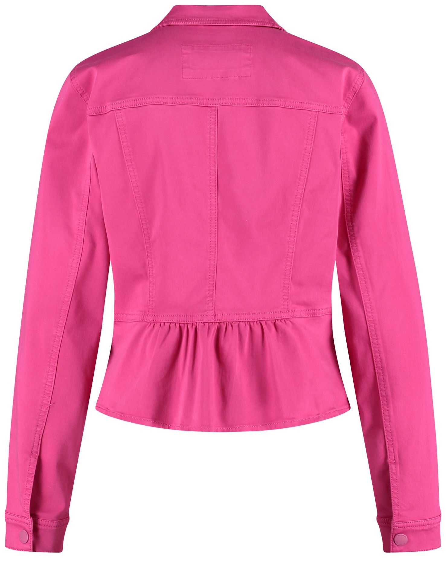 feminine Jeansjacke mit Schößchen