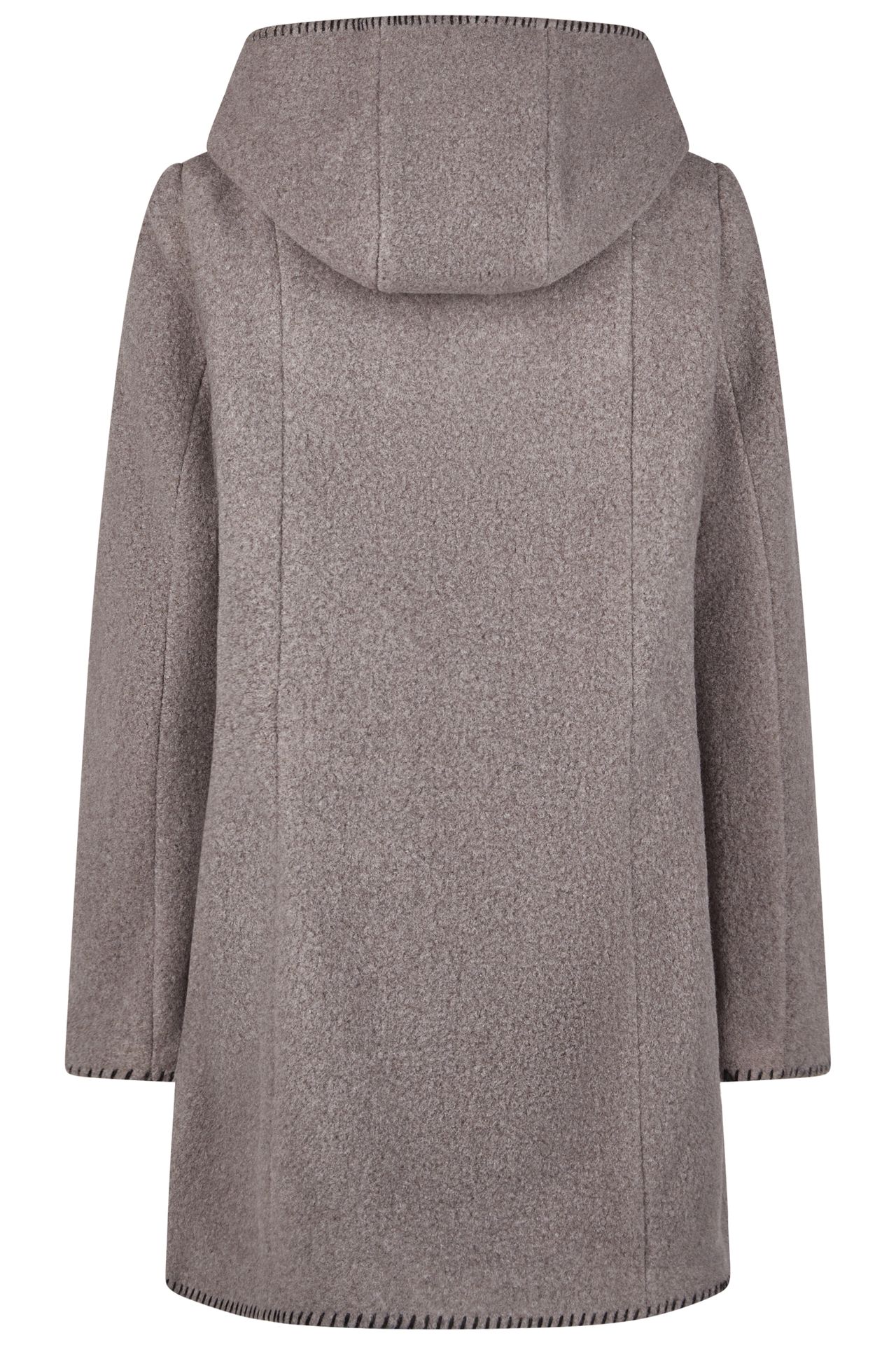 modischer Dufflecoat mit Kapuze