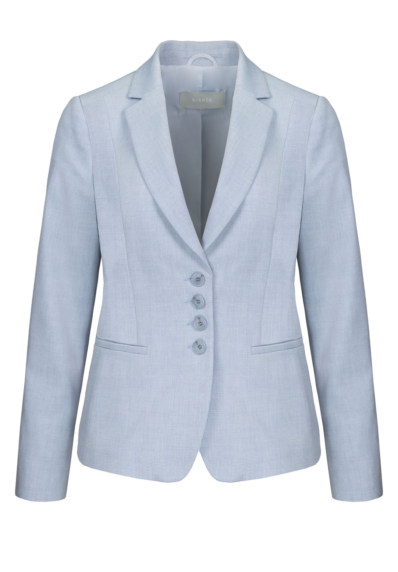 Blazerjacke "VIVETTE" im Fil-a-Fil-Dessin aus Baumwoll-Viskose-Mix