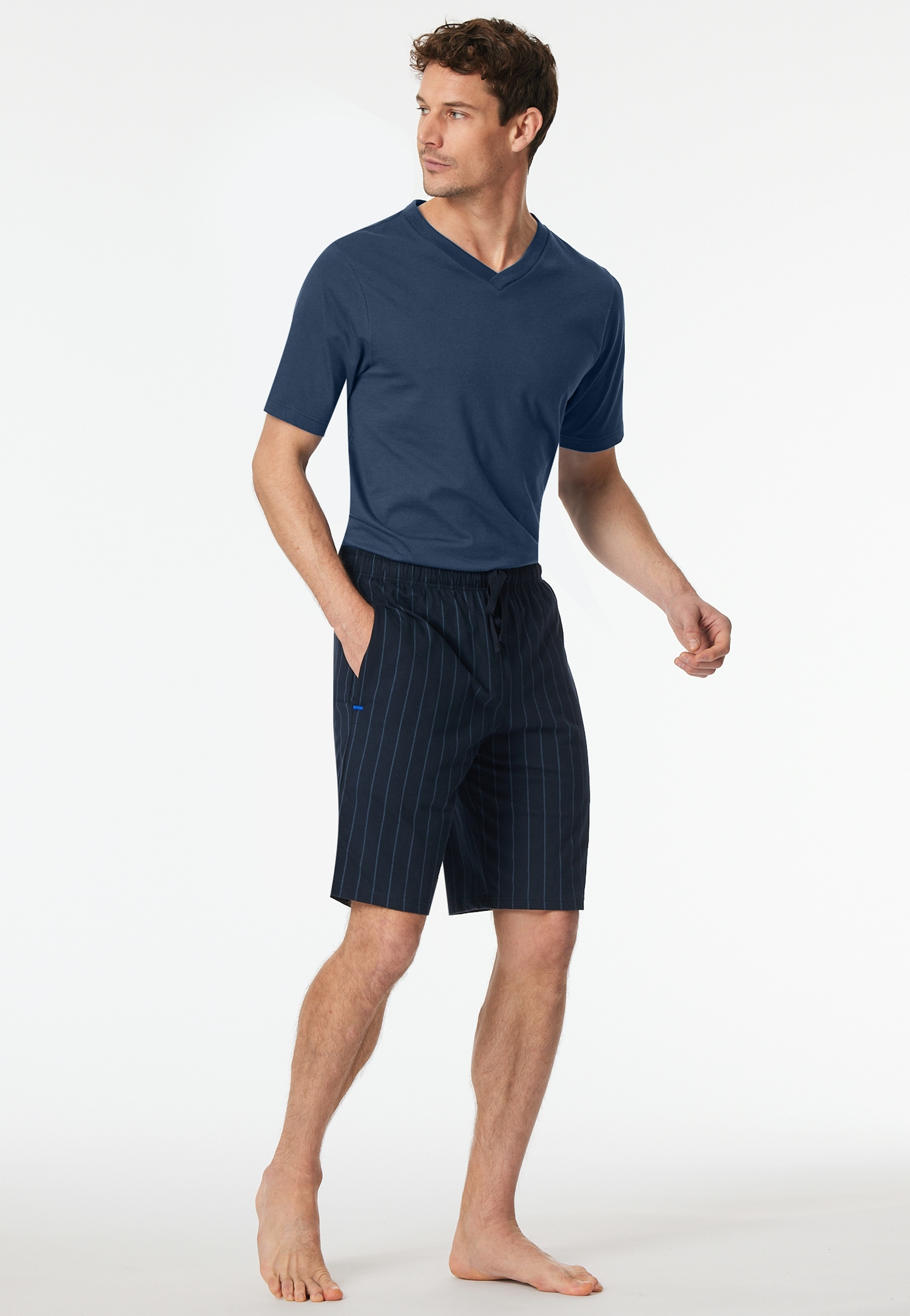 Herren Nightwear-Bermuda aus Bio-Jersey