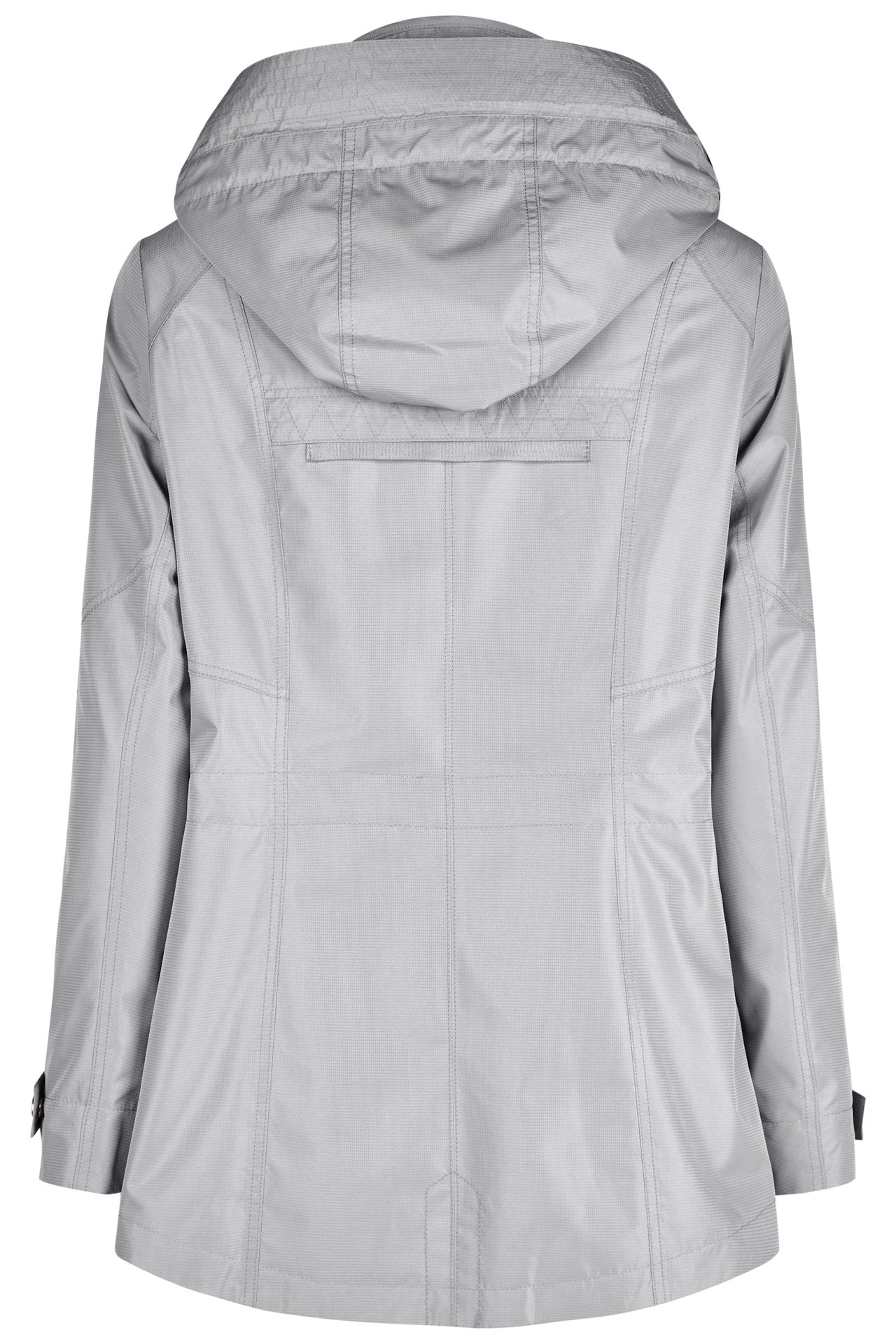 leicht gechinzte Funktionsjacke mit Kapuze
