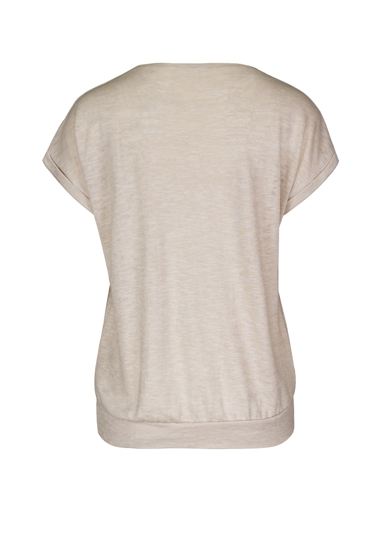edles Strick-Shirt "JULIE" mit aufwendiger Paillettenstickerei aus Viskose-Mix