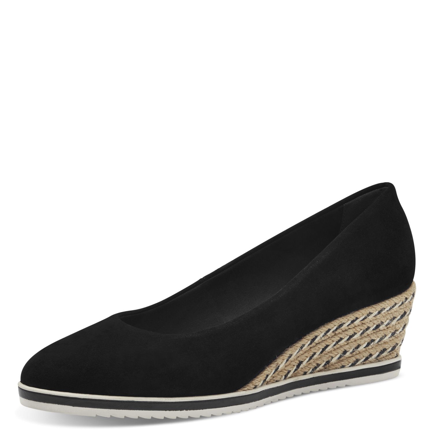 sommerlicher Da.-Pumps mit Kordel-Keilabsatz
