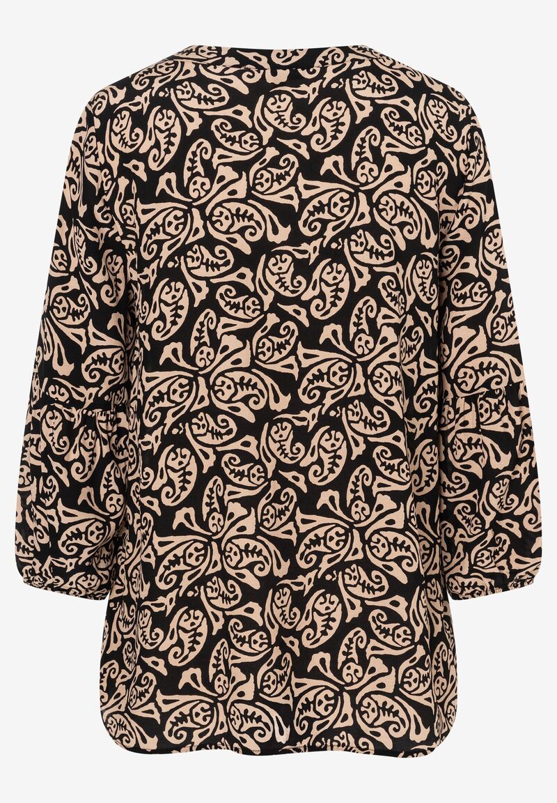 Tunikabluse  im  Ethno-Print