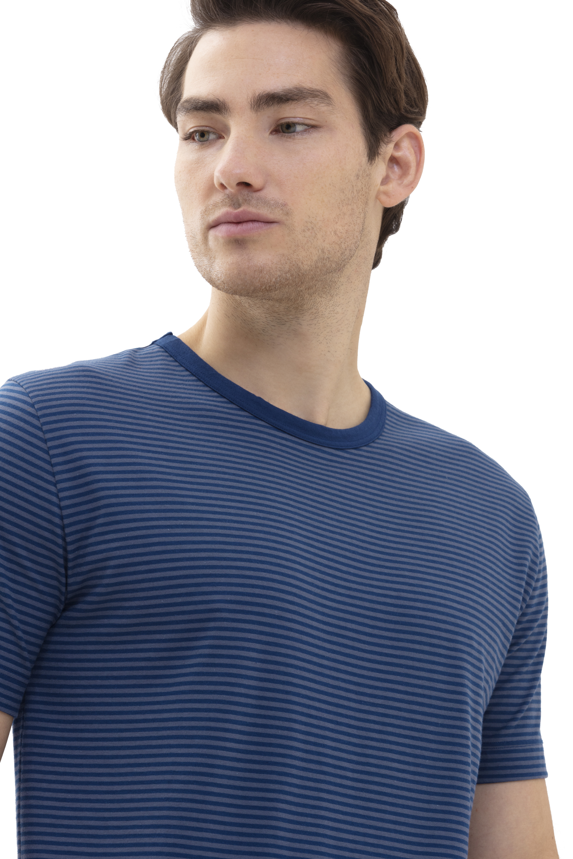 kurzer Herren-Schlafanzug aus reinem Baumwoll-Jersey