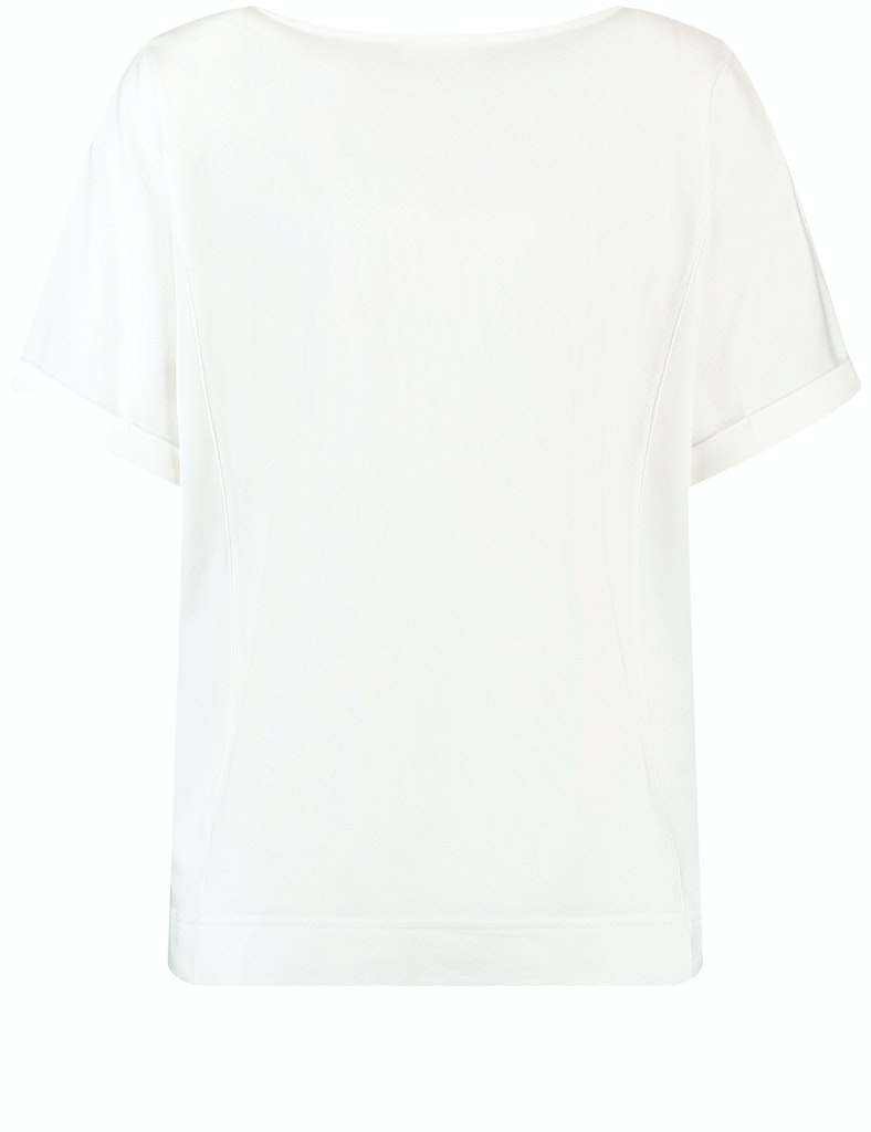 T-Shirt mit Motiv-Druck aus Baumwoll-Modal