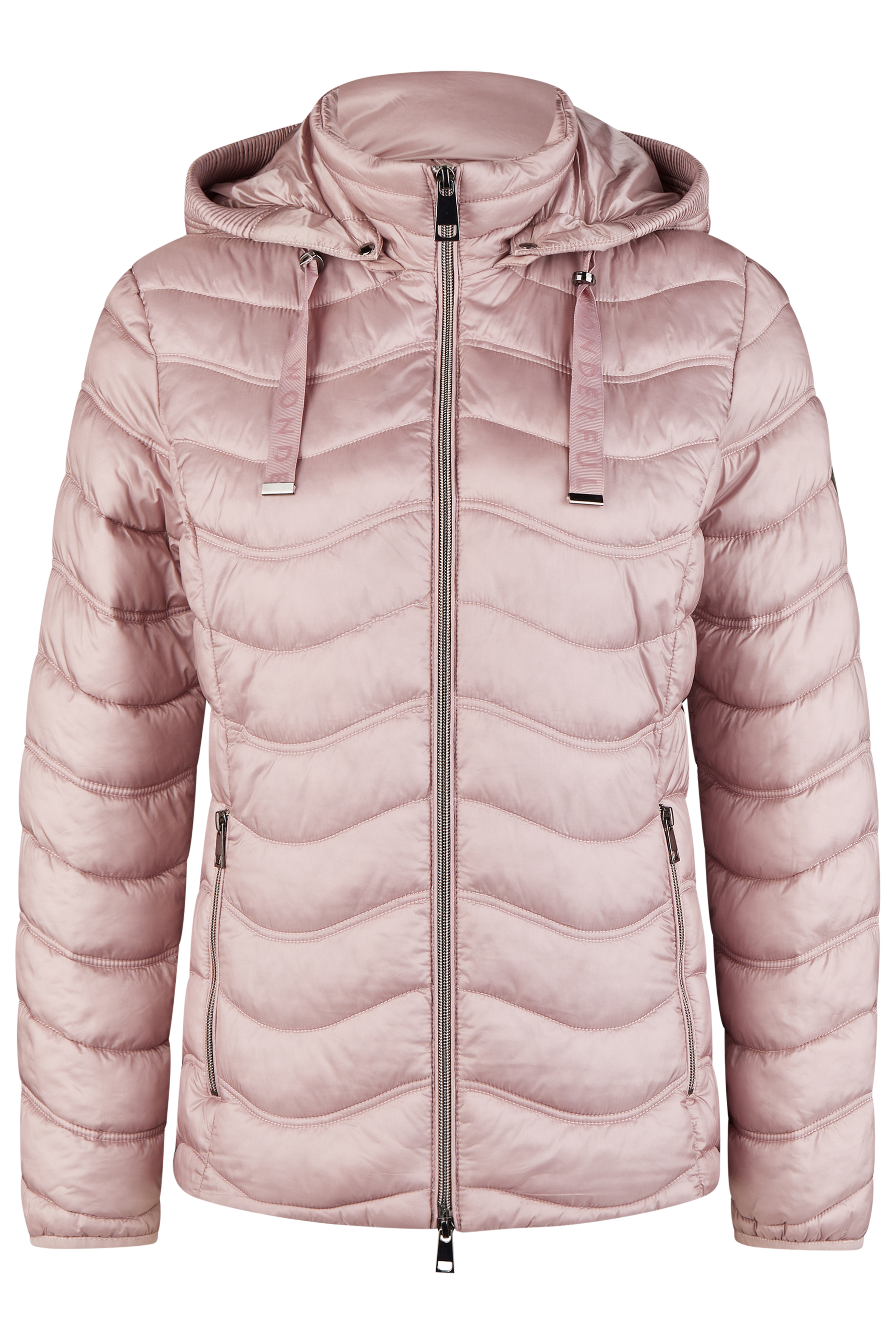 kurze Stepp-Jacke mit Kapuze