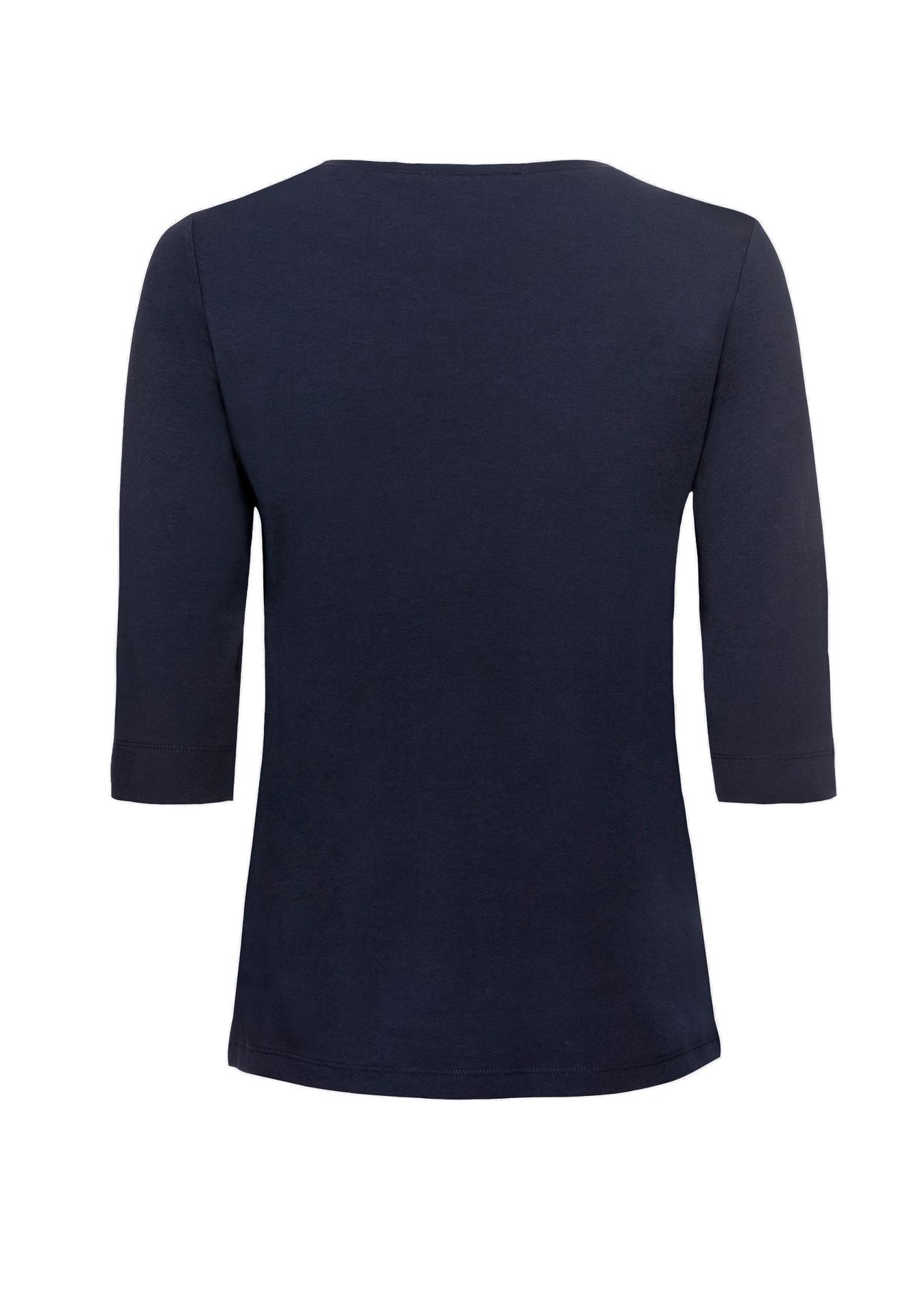 uni Basic-T-Shirt "DIELLA" aus Baumwoll-Modal-Mix